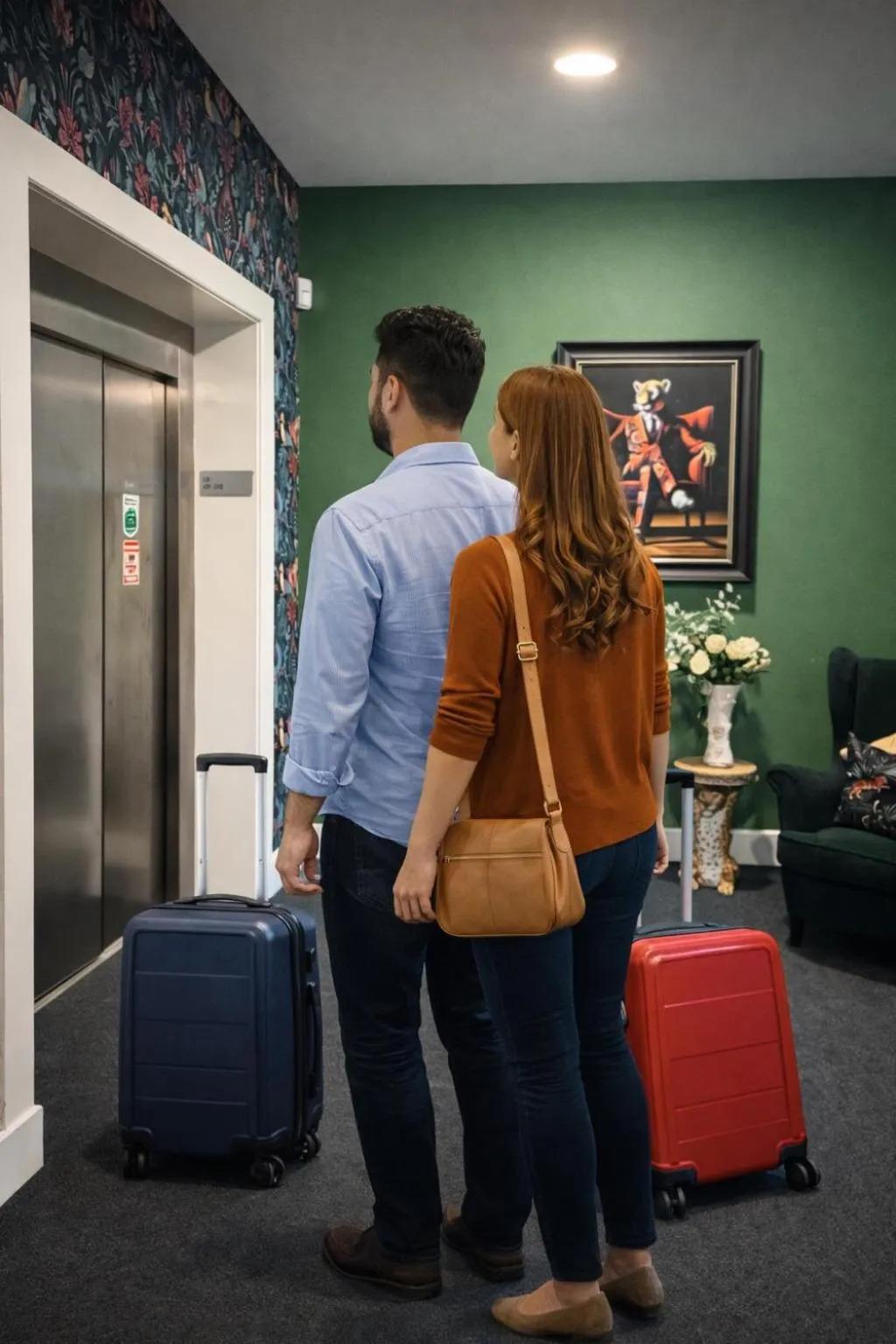 People in The Hedges Hotel