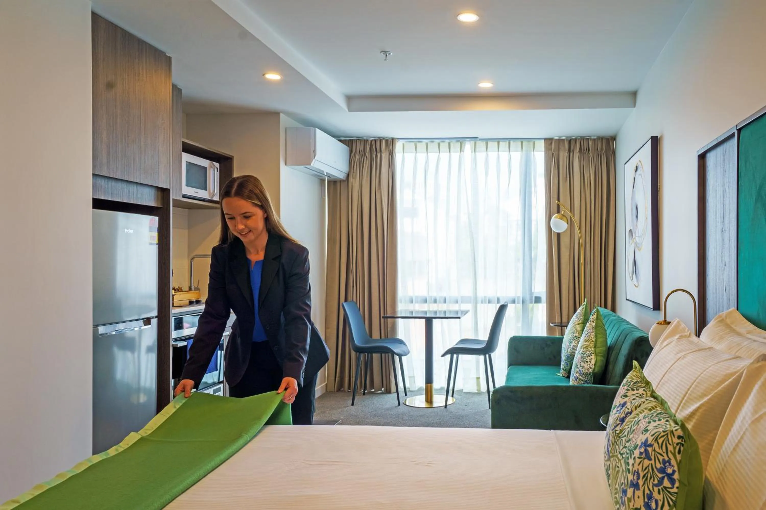 Bed in The Sebel Wellington Thorndon