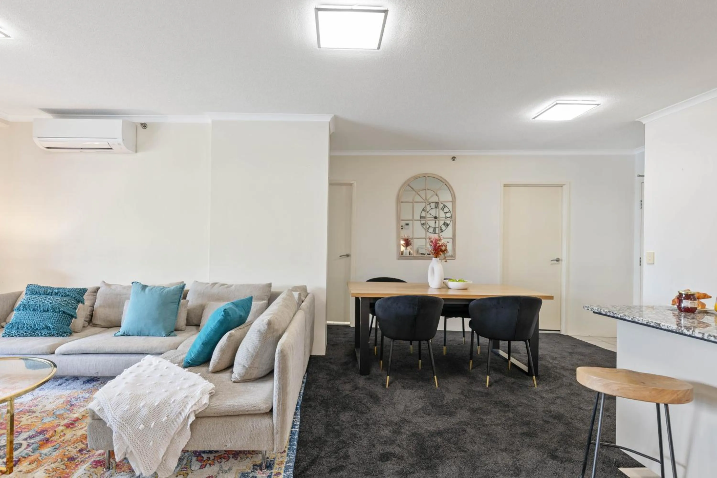 Dining area in AAB Apartments