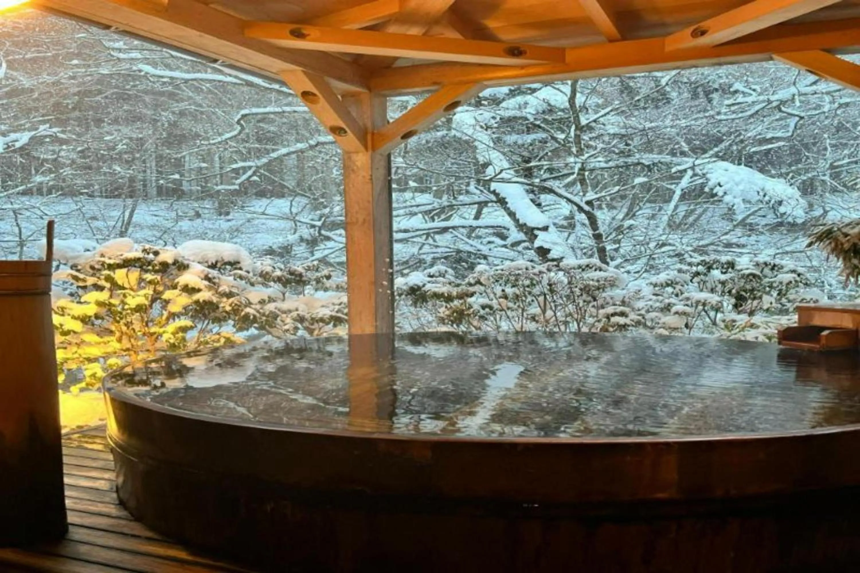 Natural landscape in Shionoyu Onsen Rengetsu