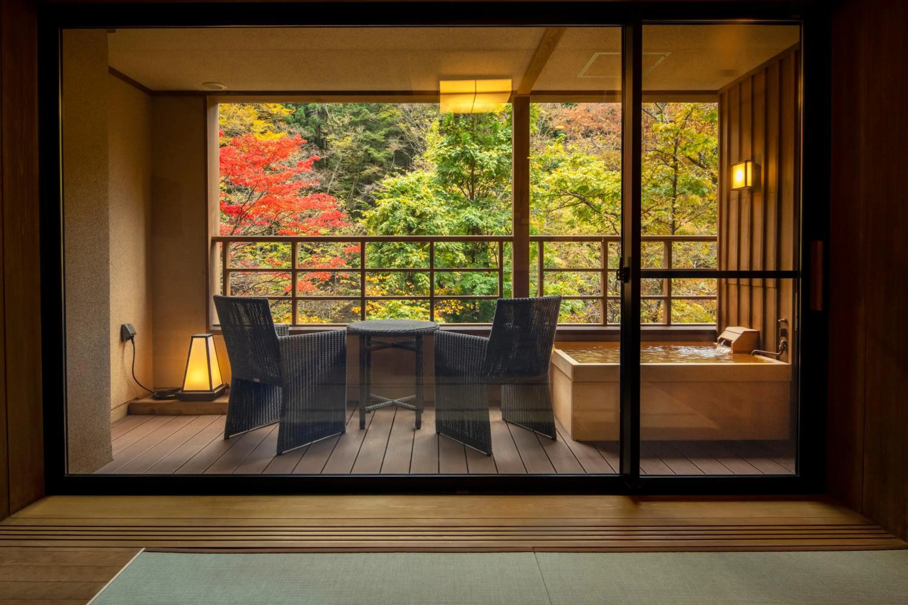 Natural landscape in Shionoyu Onsen Rengetsu