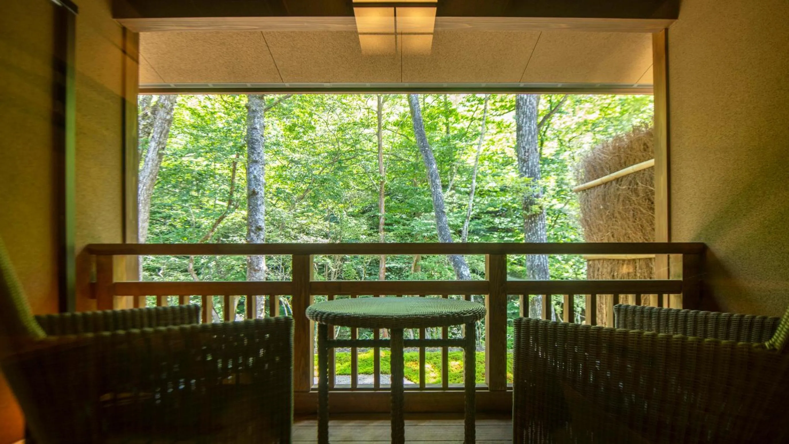 Balcony/Terrace in Shionoyu Onsen Rengetsu