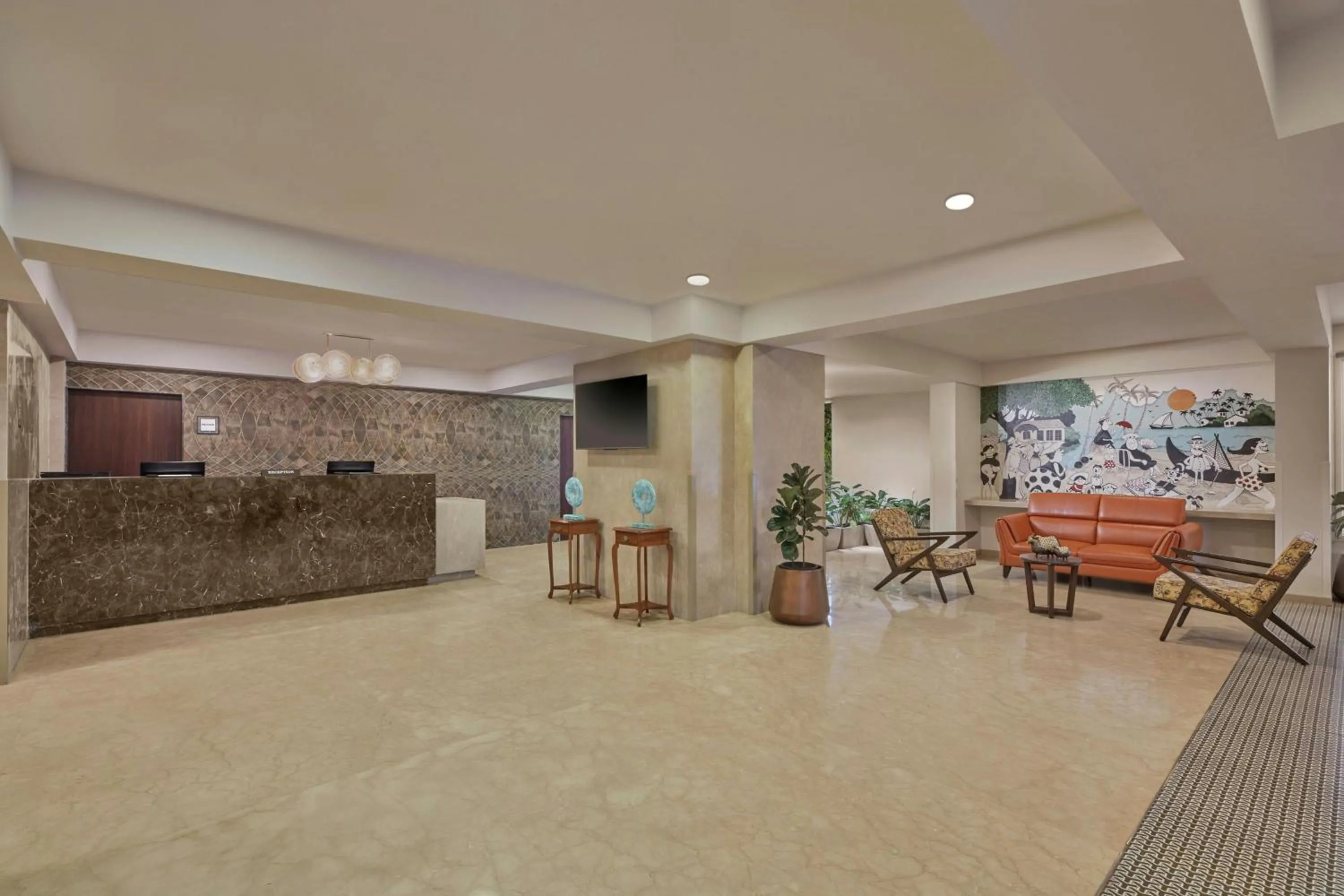Lobby or reception in The Fern Habitat Goa, Candolim, Series by Marriott