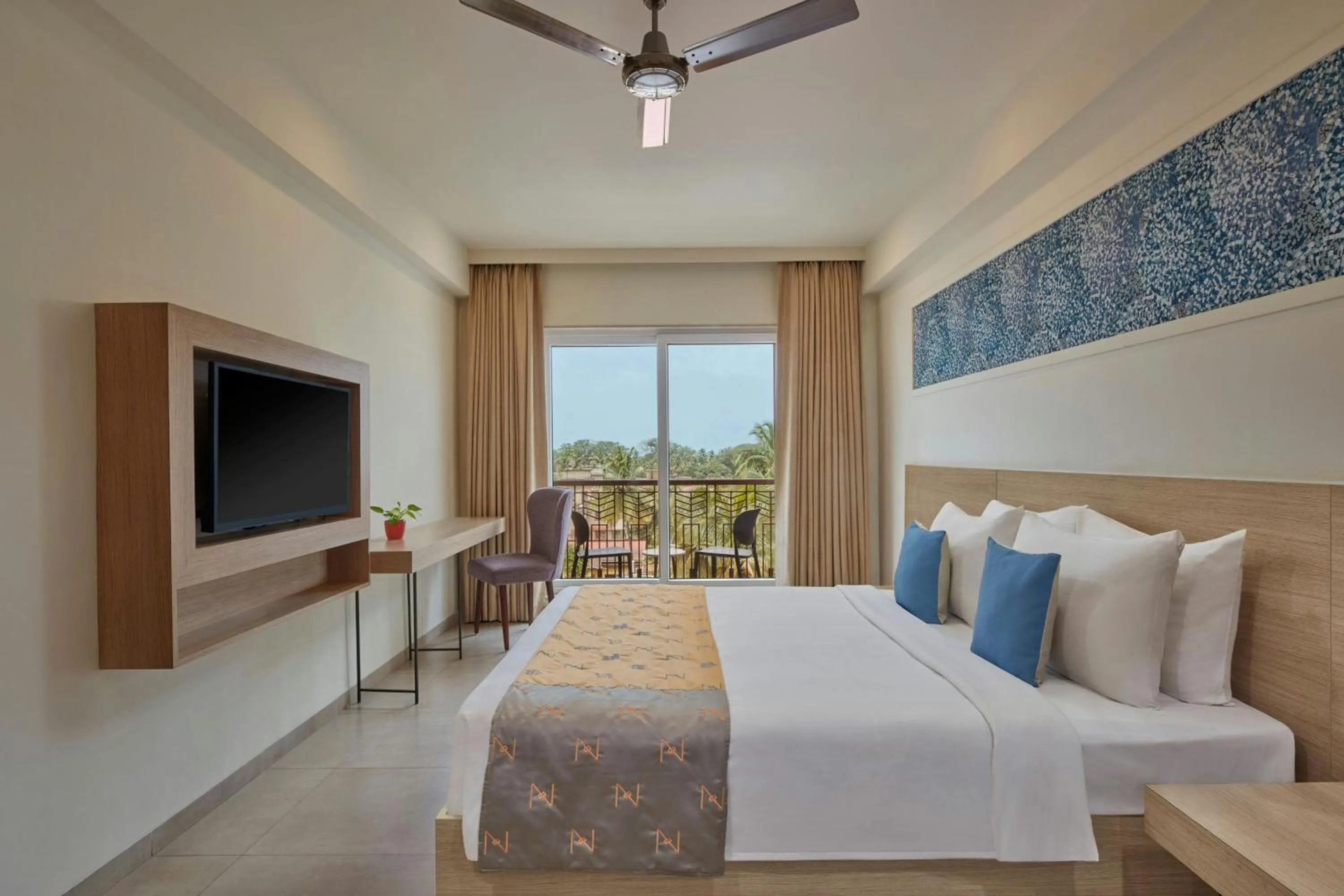 Photo of the whole room, Bed in The Fern Habitat Goa, Candolim, Series by Marriott