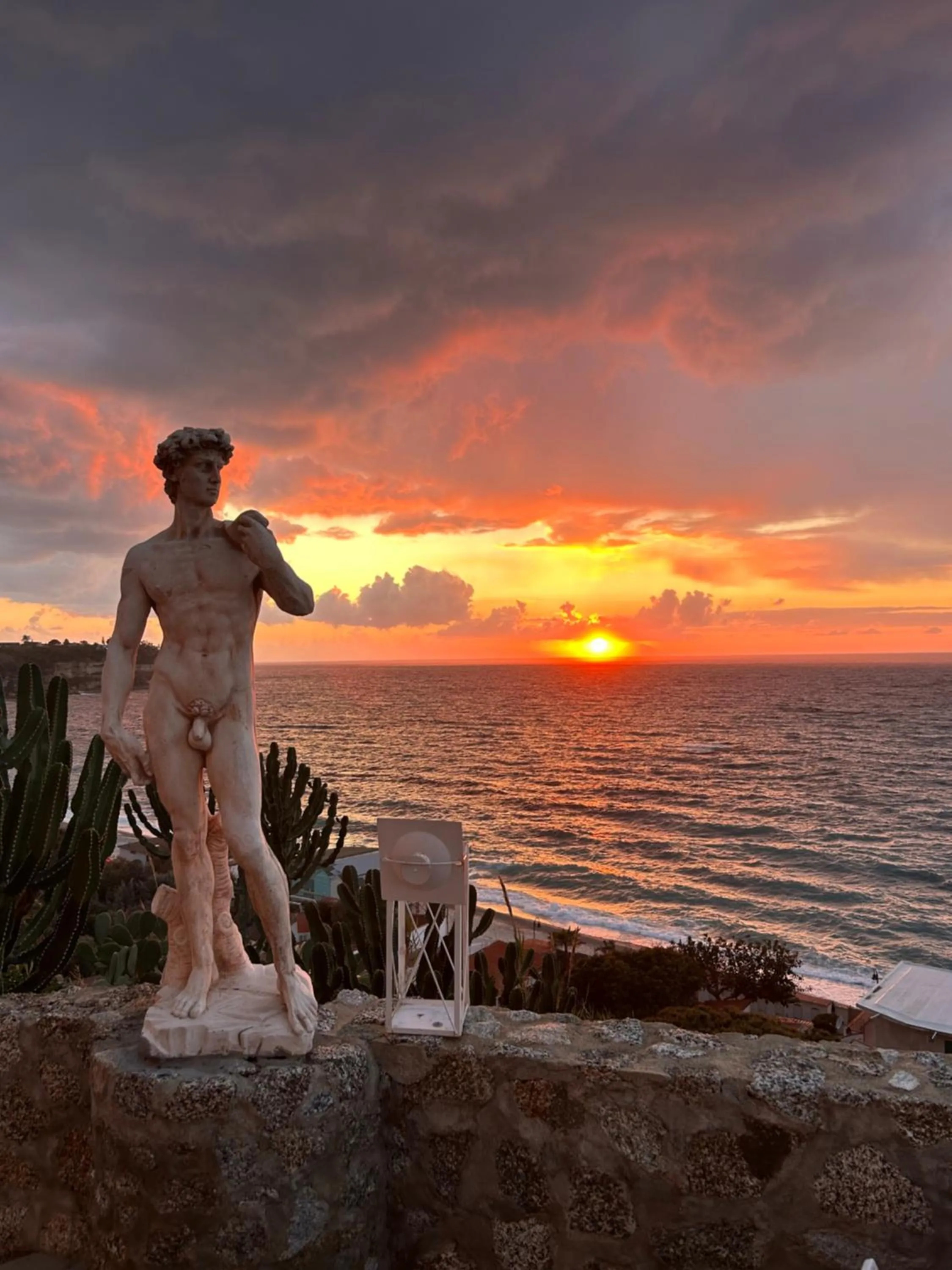 Sunset in Mediterranean Boutique Hotel