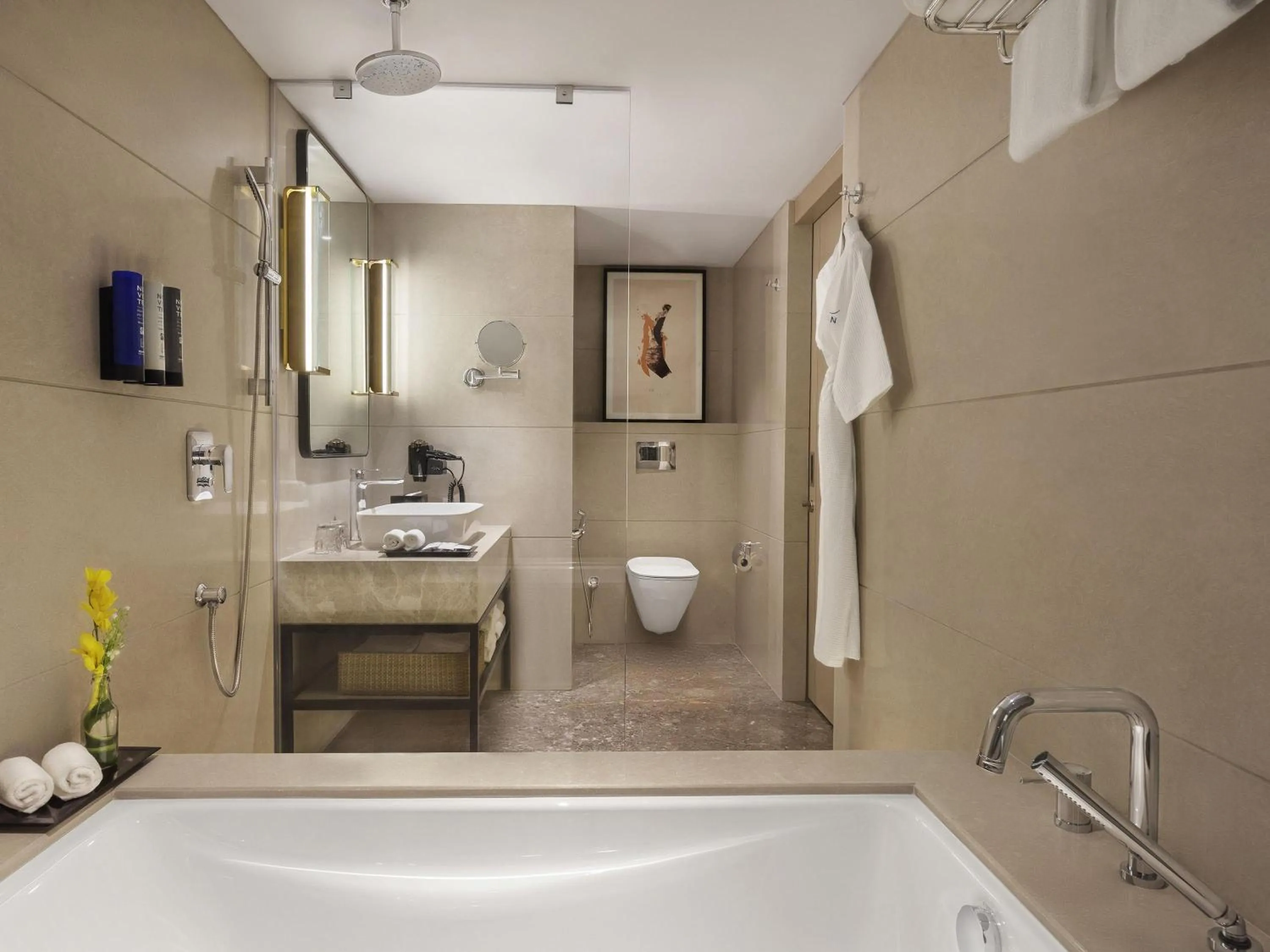 Bedroom in Novotel Mumbai International Airport