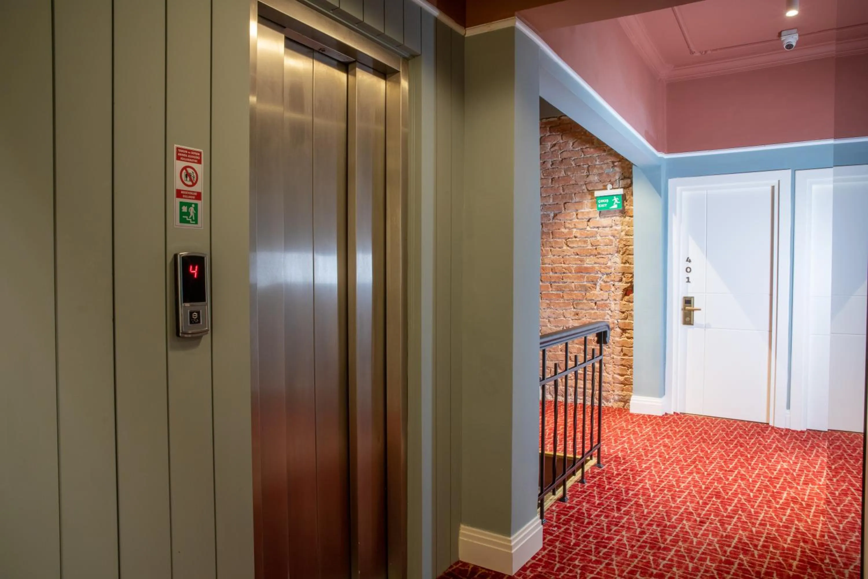 On site in Exclusive Art Hotel