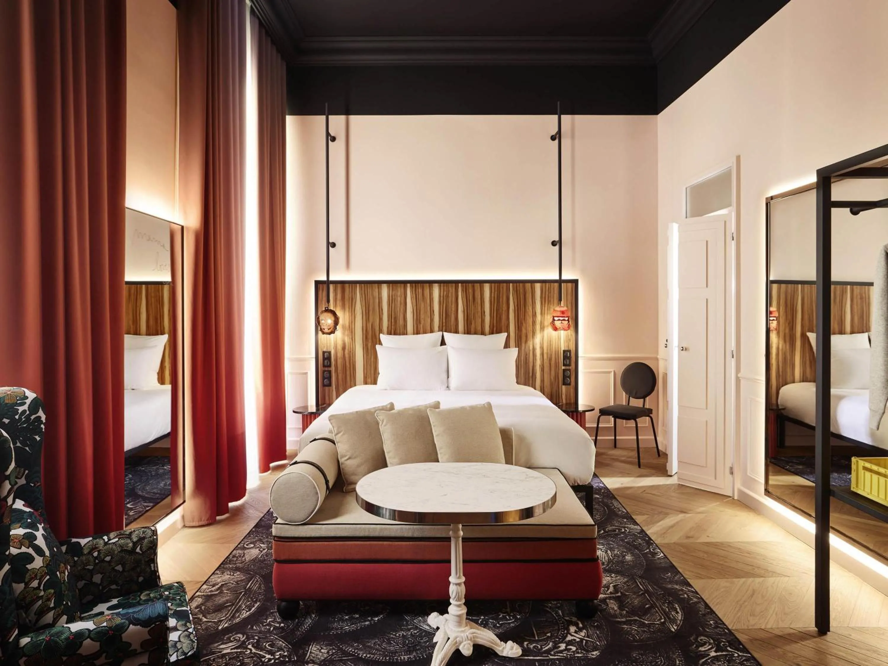 Bedroom, Bed in Mama Shelter Rennes