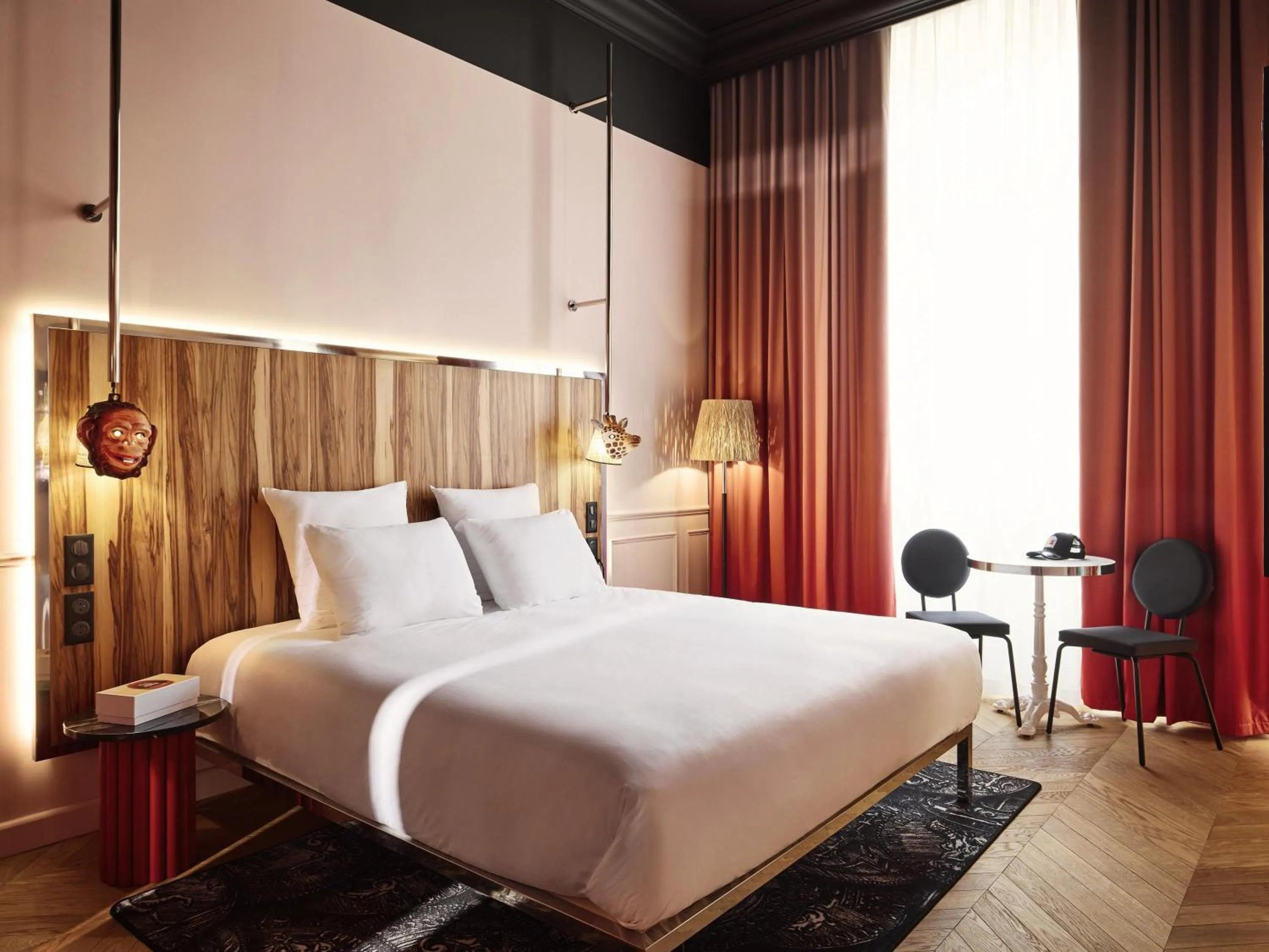 Bedroom, Bed in Mama Shelter Rennes