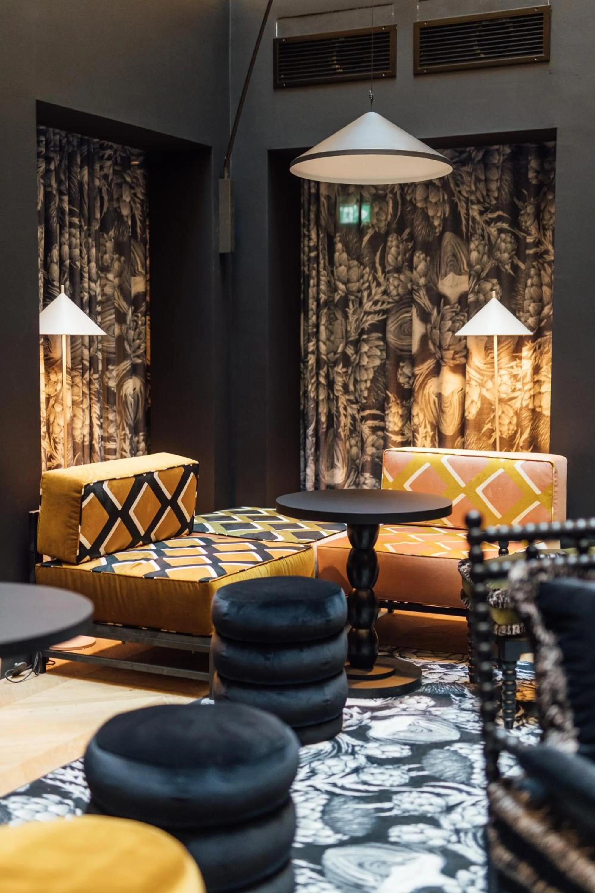 Decorative detail in Mama Shelter Rennes