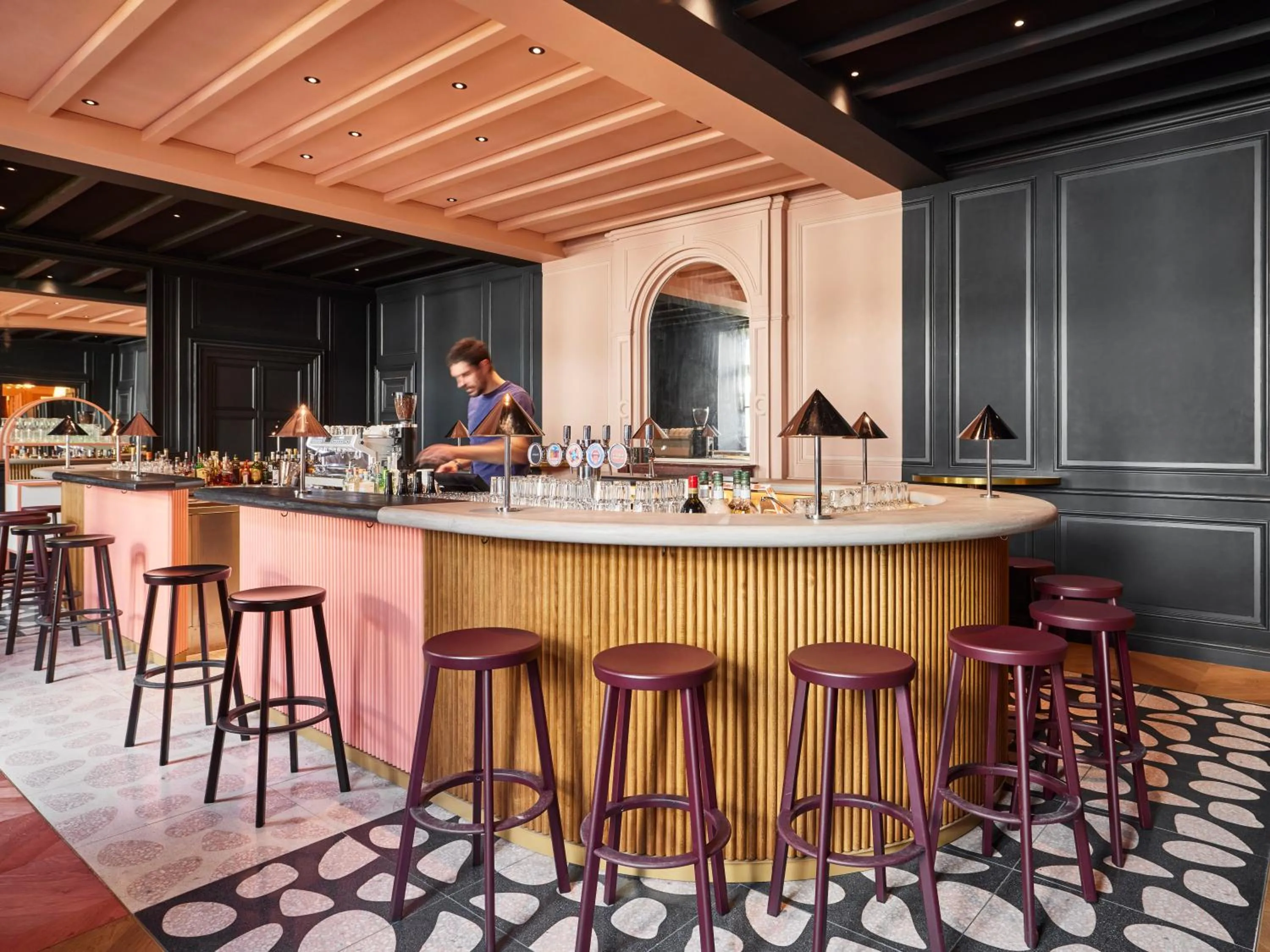 Lounge or bar in Mama Shelter Rennes