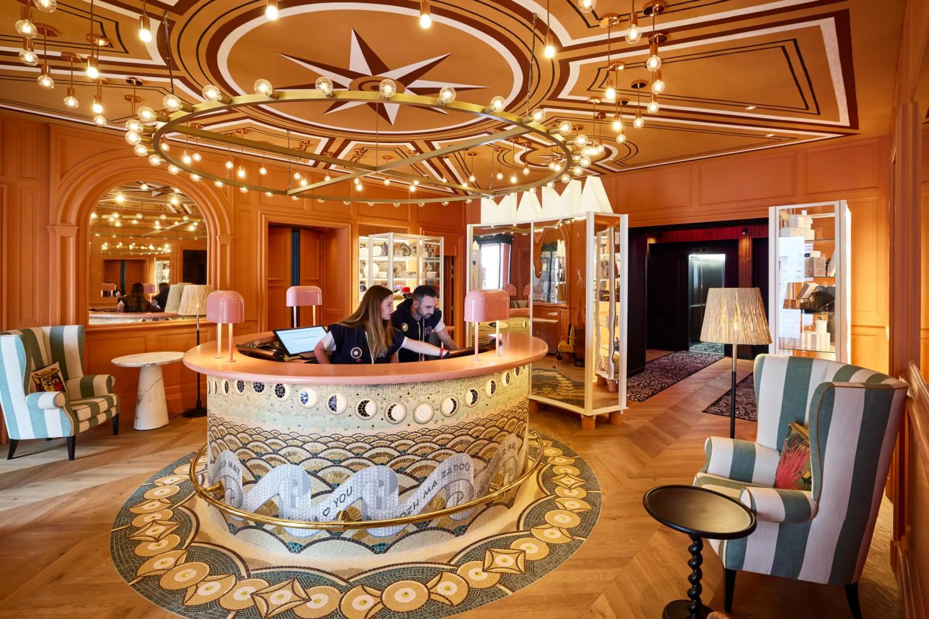 Lobby or reception in Mama Shelter Rennes