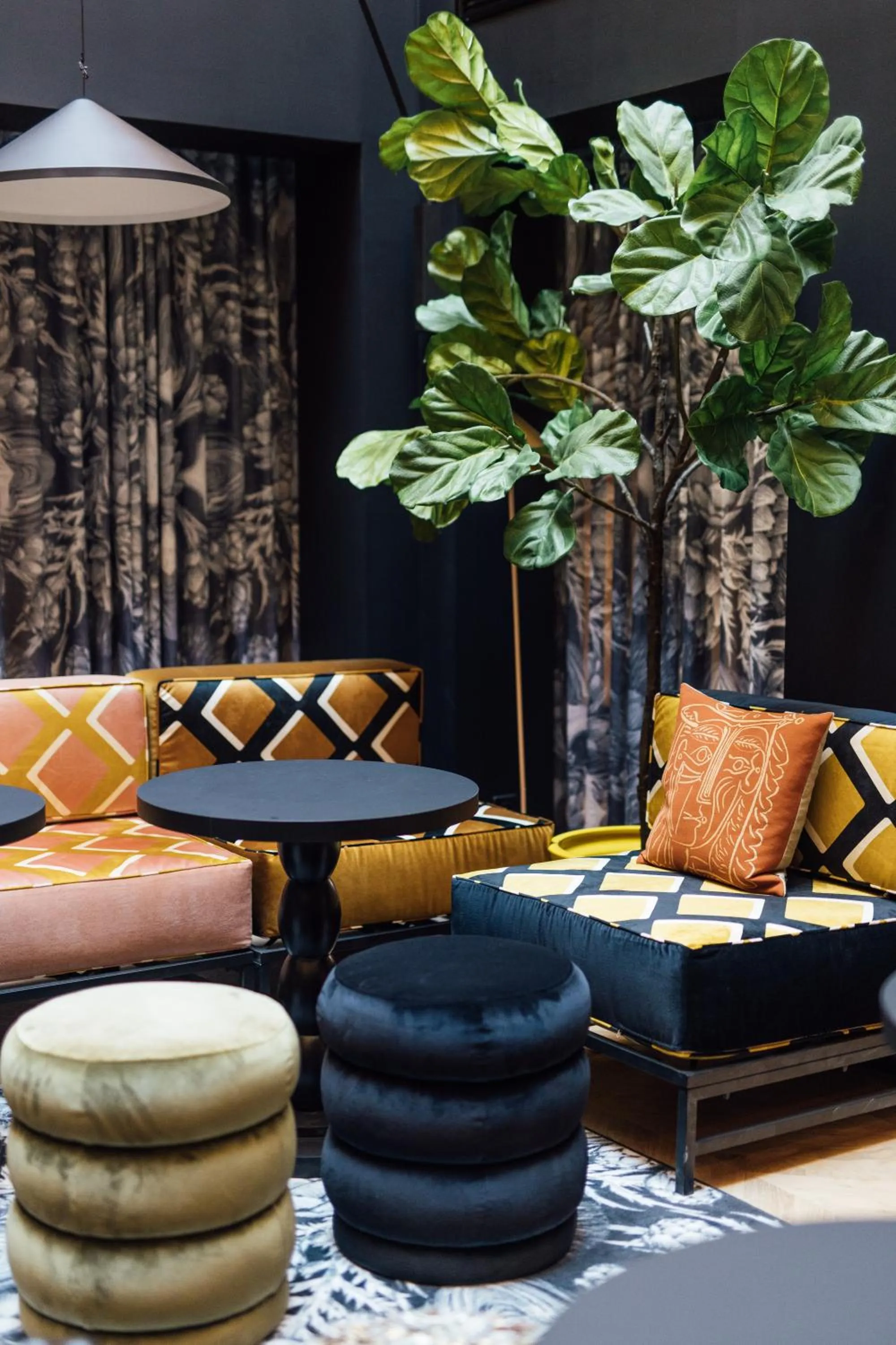 Decorative detail in Mama Shelter Rennes