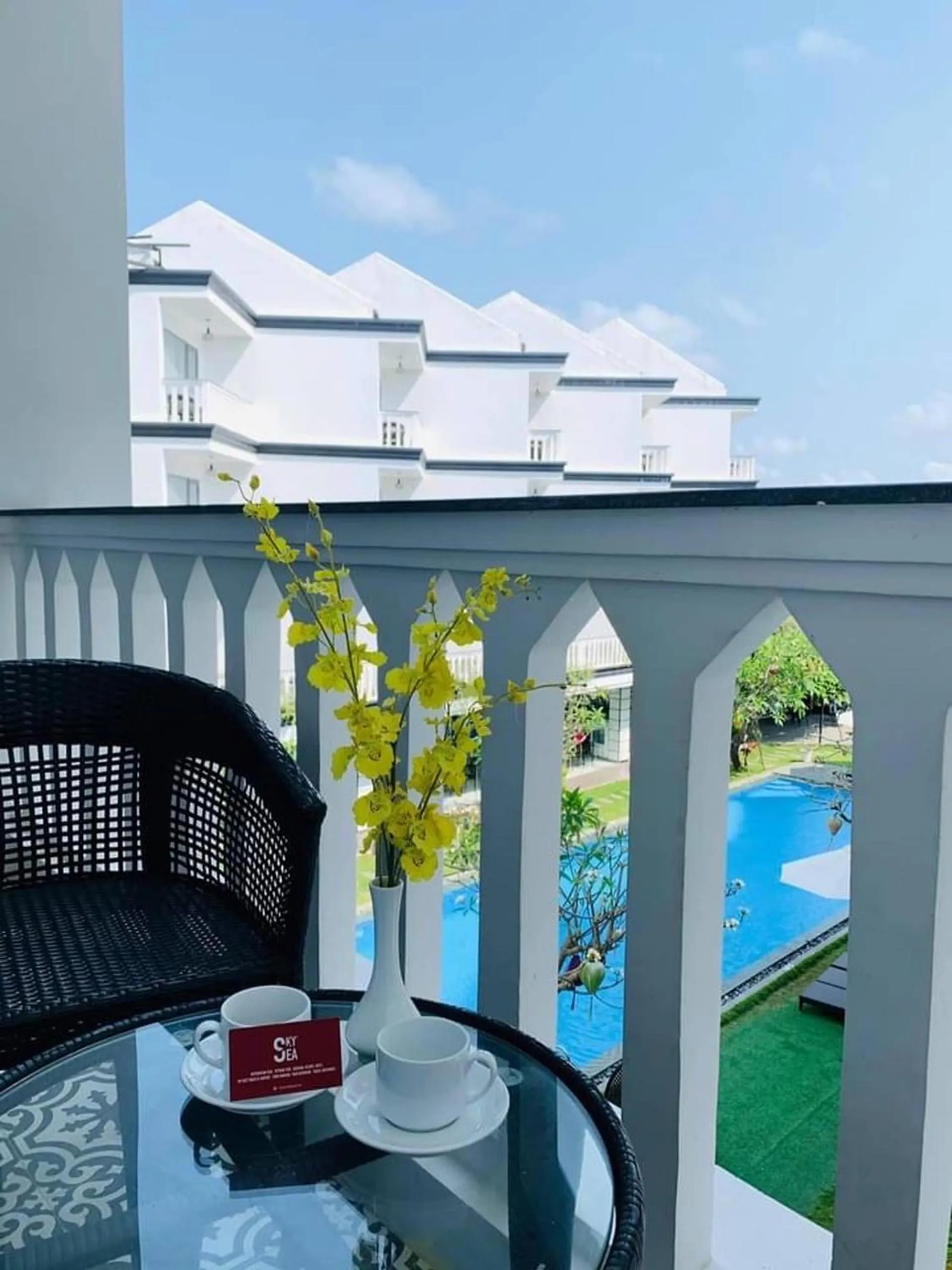 Balcony/Terrace in Gem Riverside Hotel Hoi An