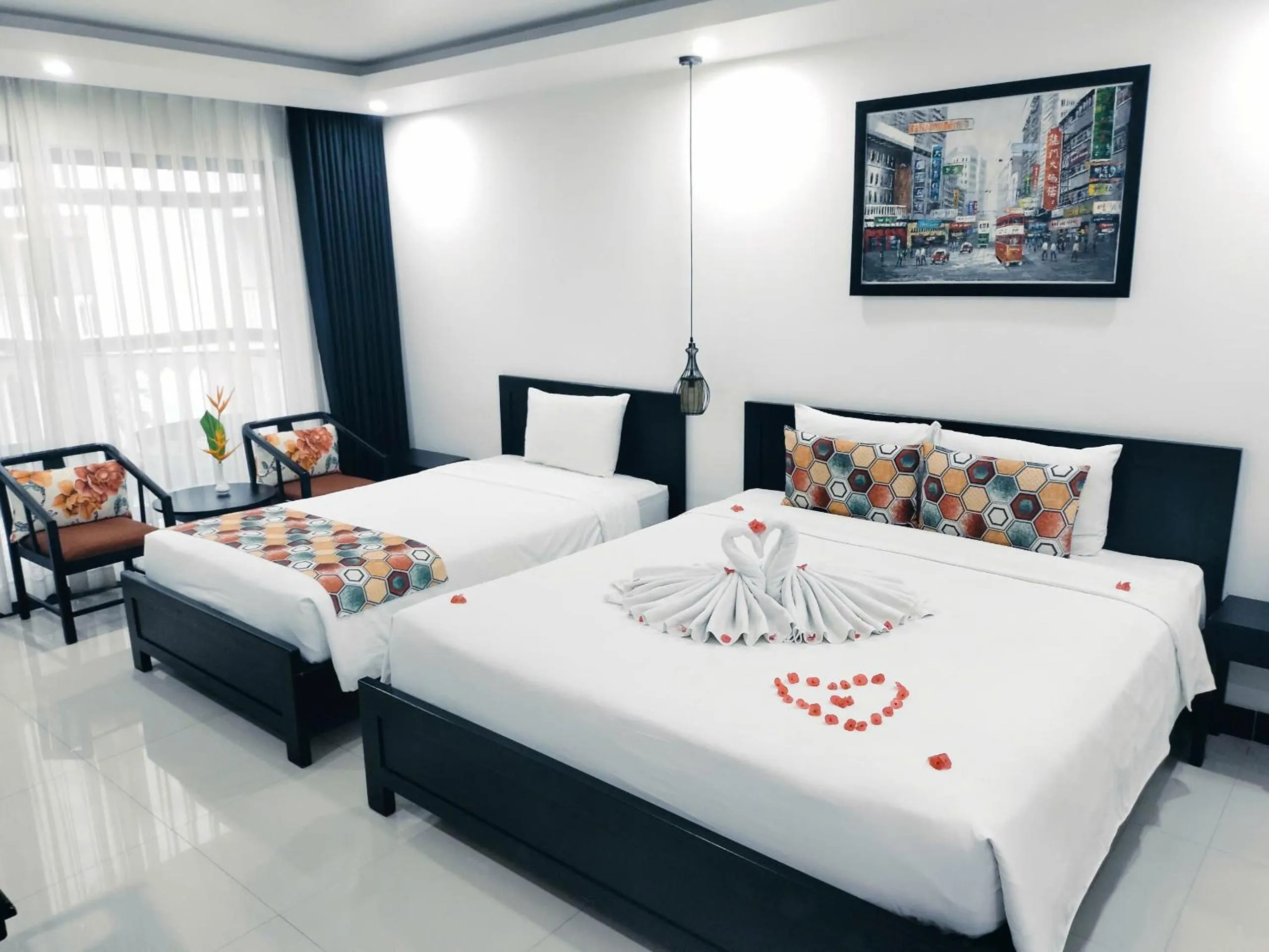 Bed in Gem Riverside Hotel Hoi An