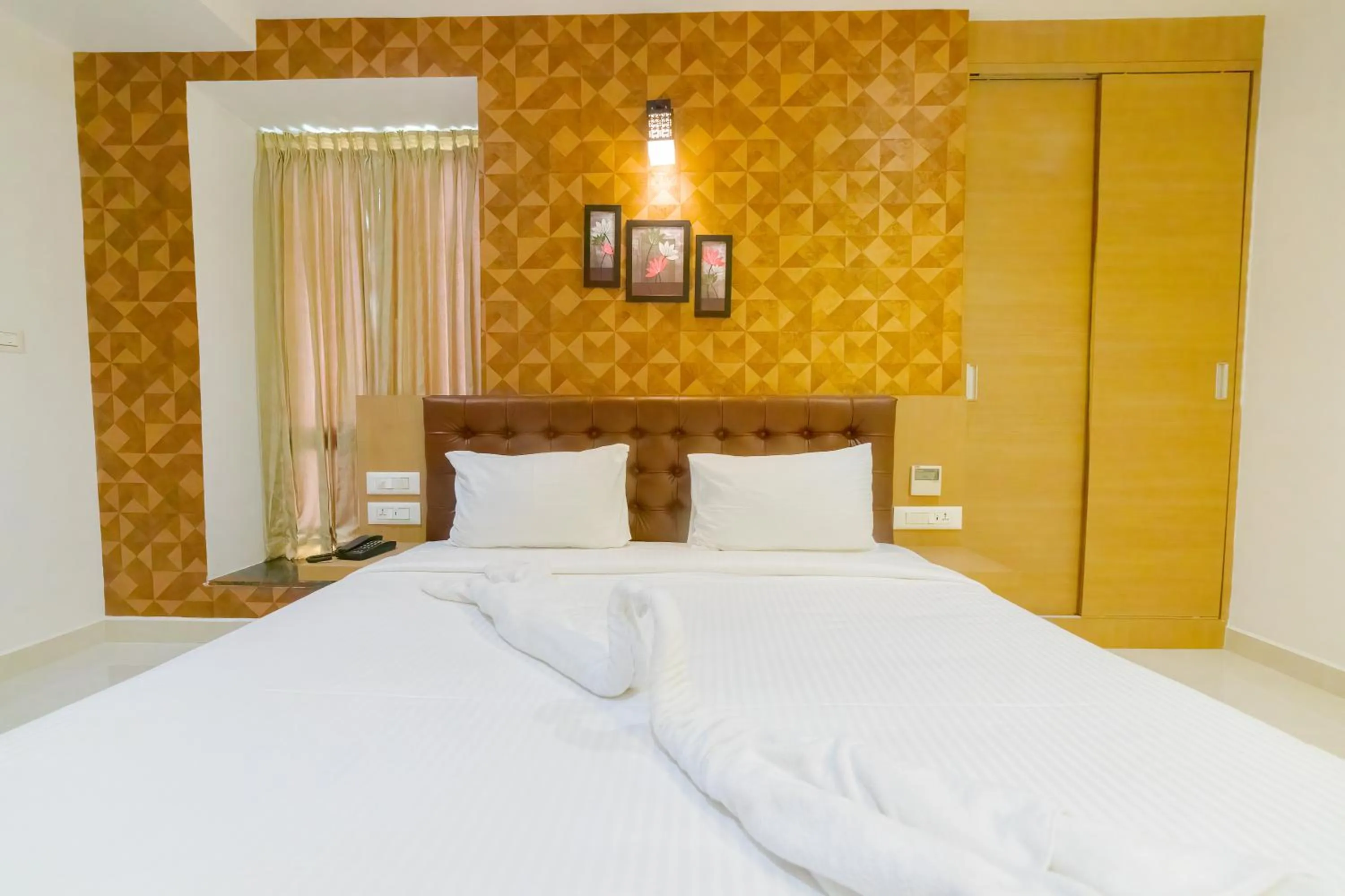 Bedroom, Bed in Sri K residency