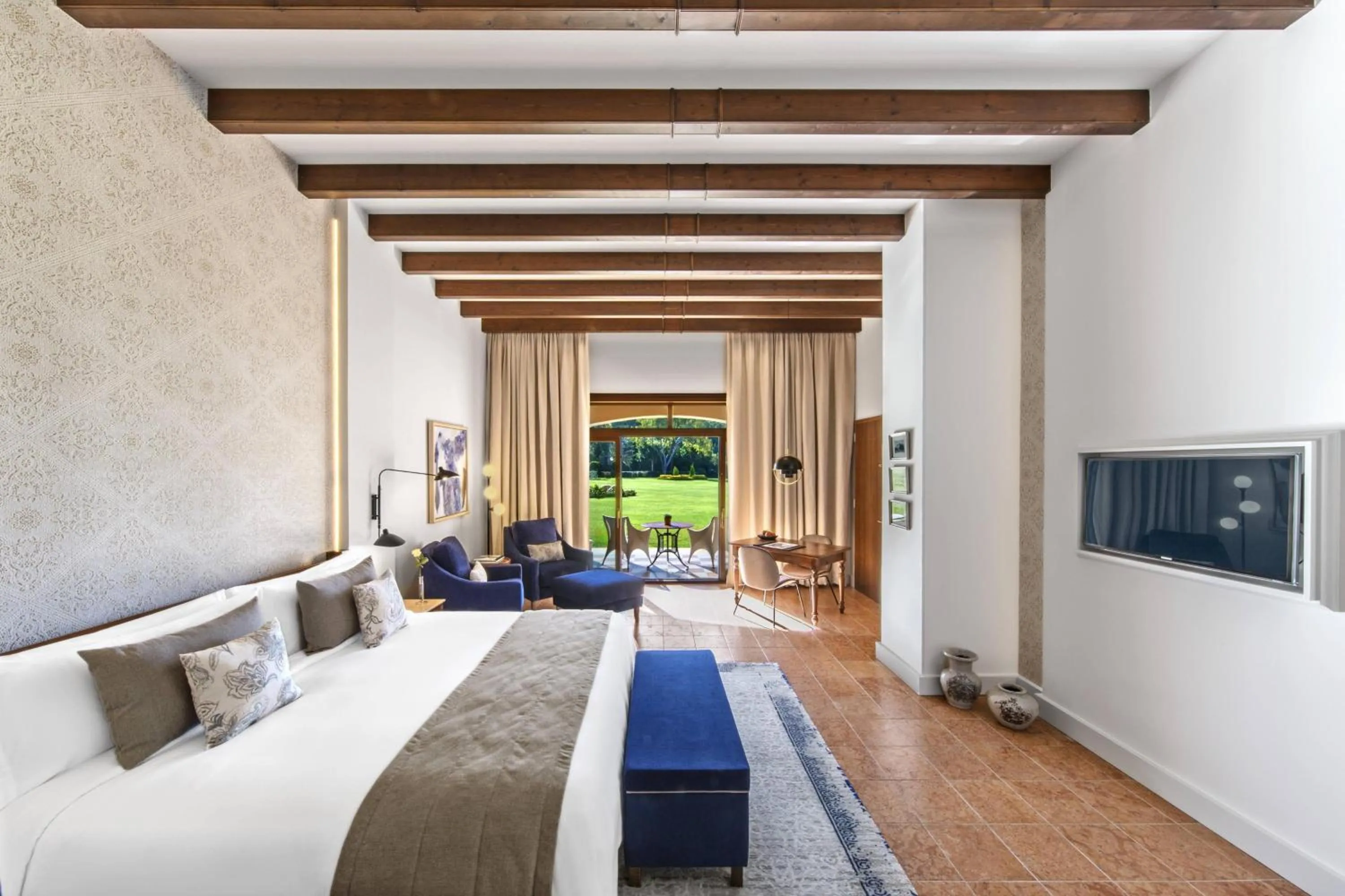 Photo of the whole room, Bed in The St. Regis Mardavall Mallorca Resort