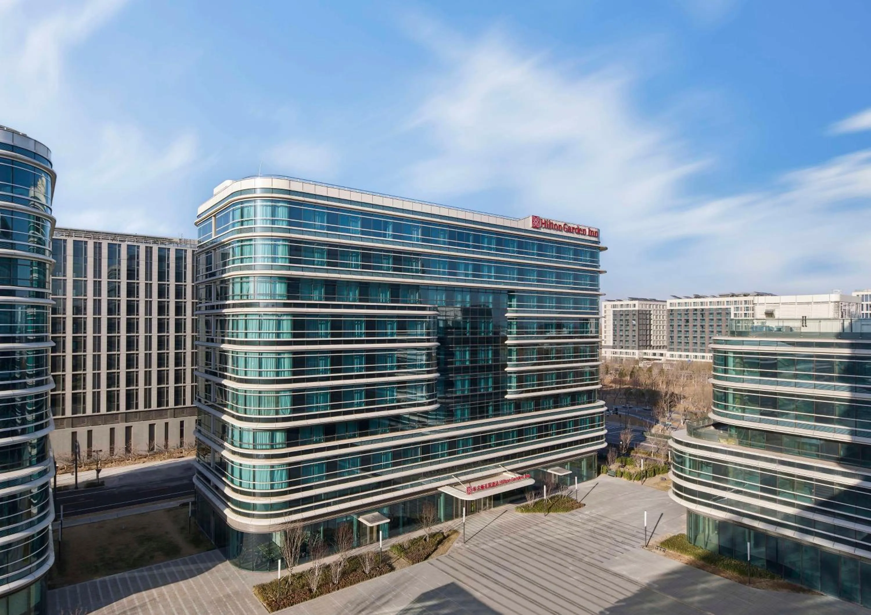 Property building in Hilton Garden Inn Beijing Daxing International Airport
