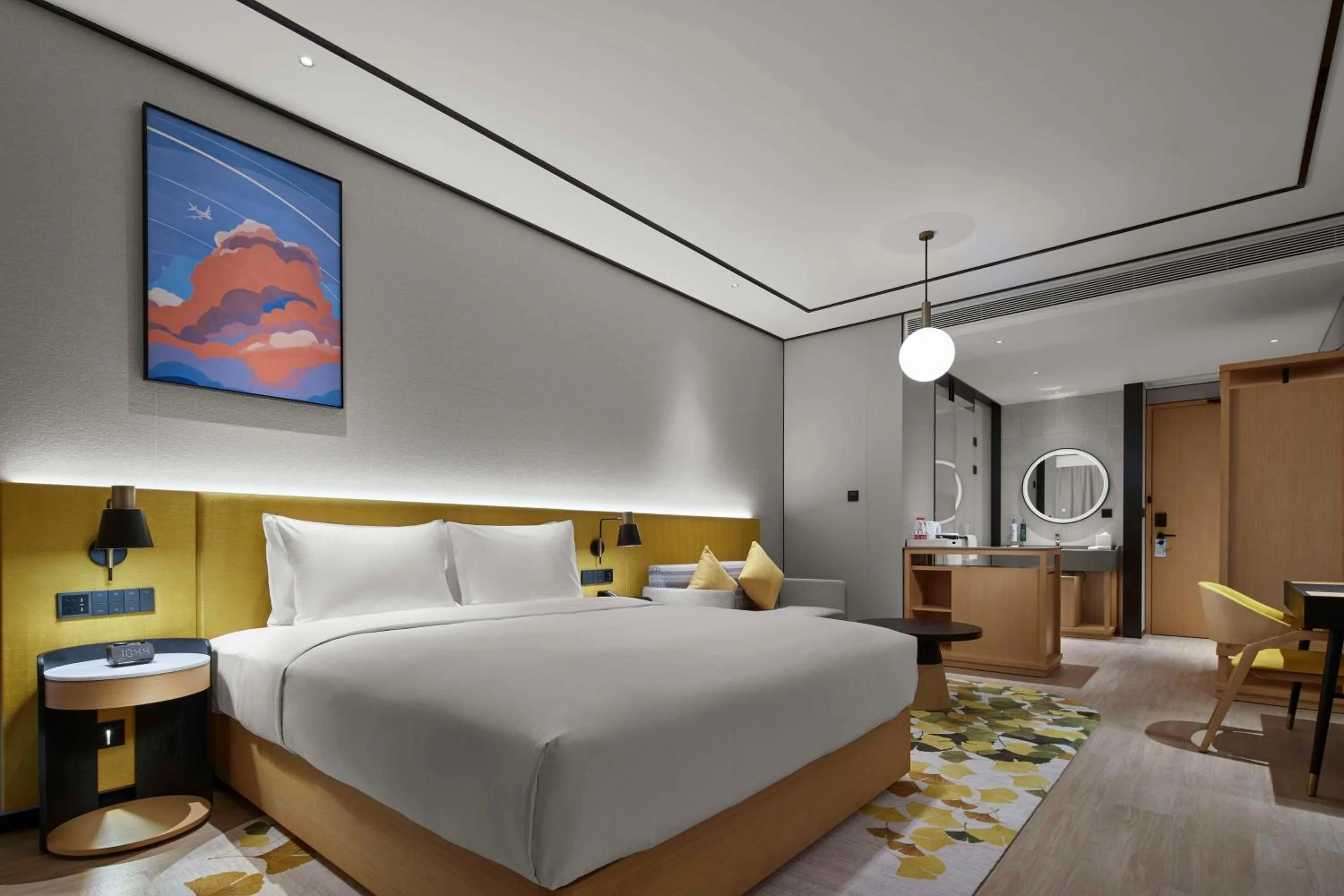 Bed in Hilton Garden Inn Beijing Daxing International Airport