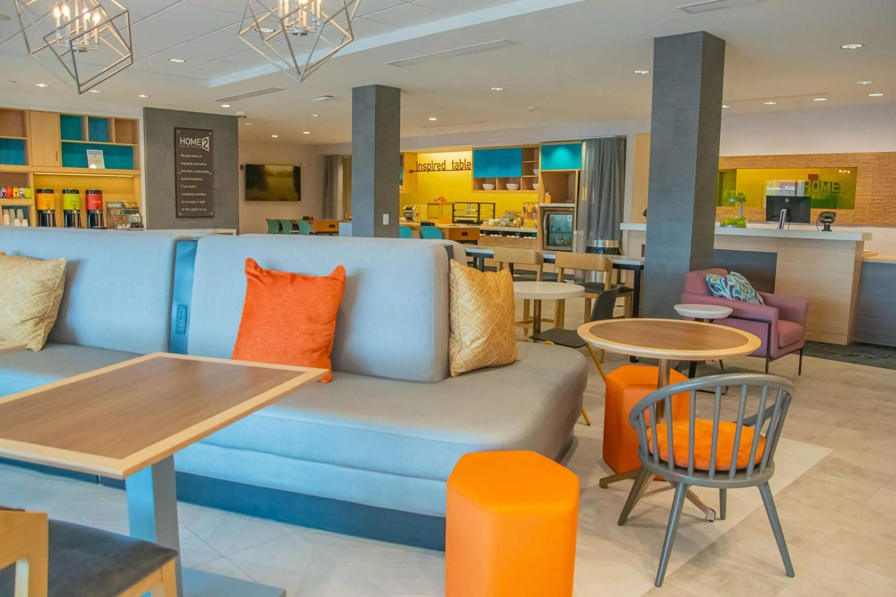 Lobby or reception in Home2 Suites By Hilton Logansport