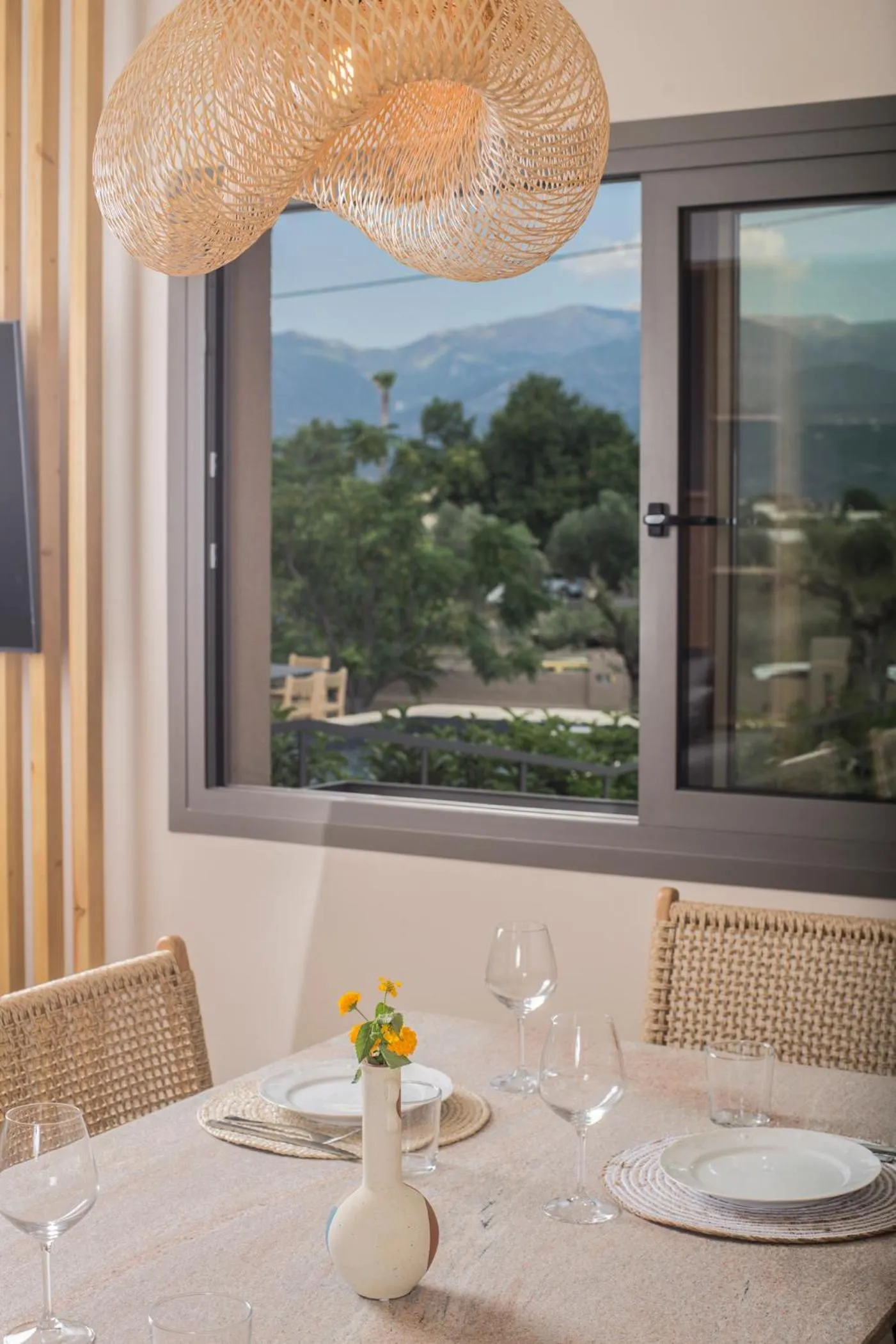 Dining area in Elaia Grove