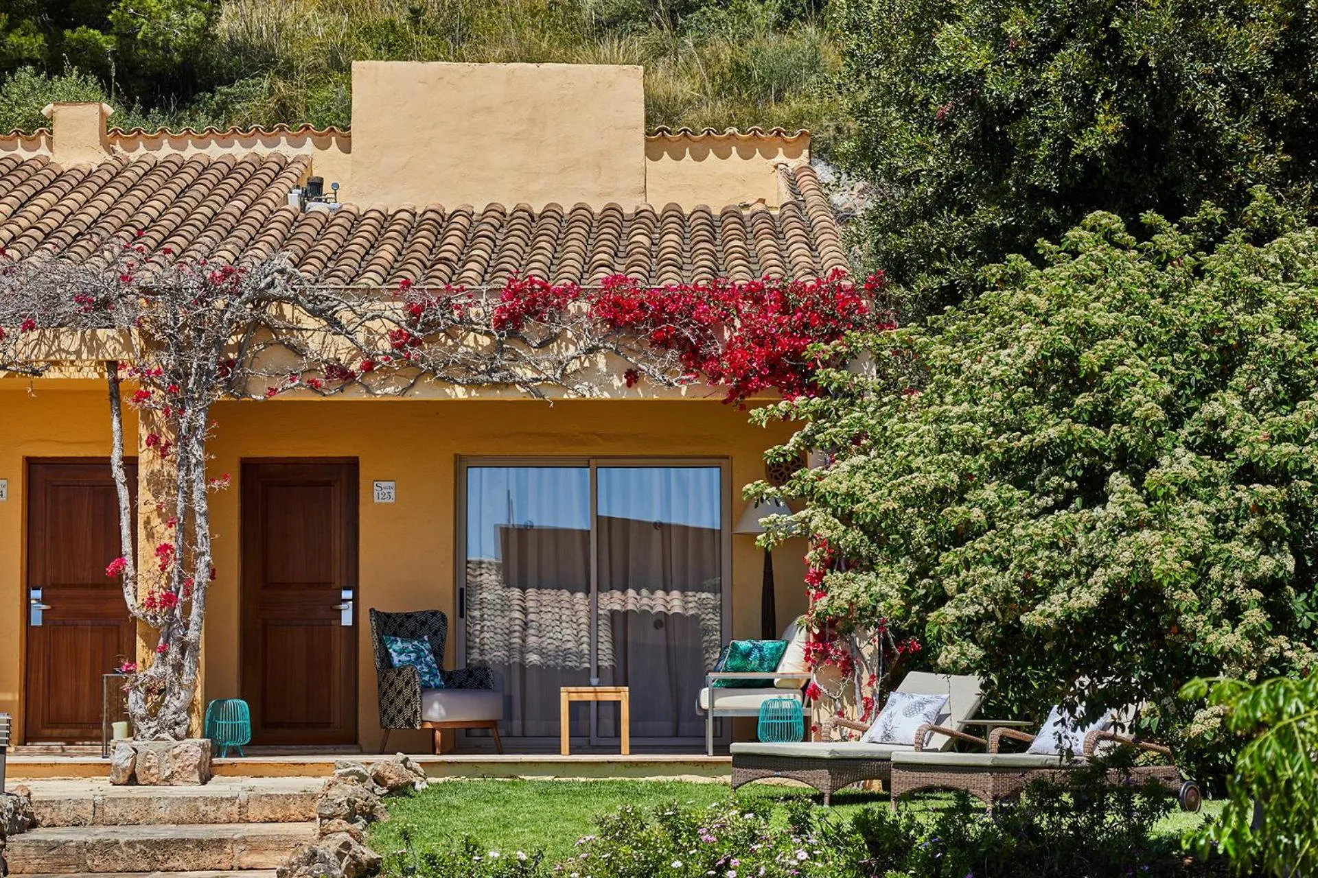 Garden view in Pula Suites Boutique Resort