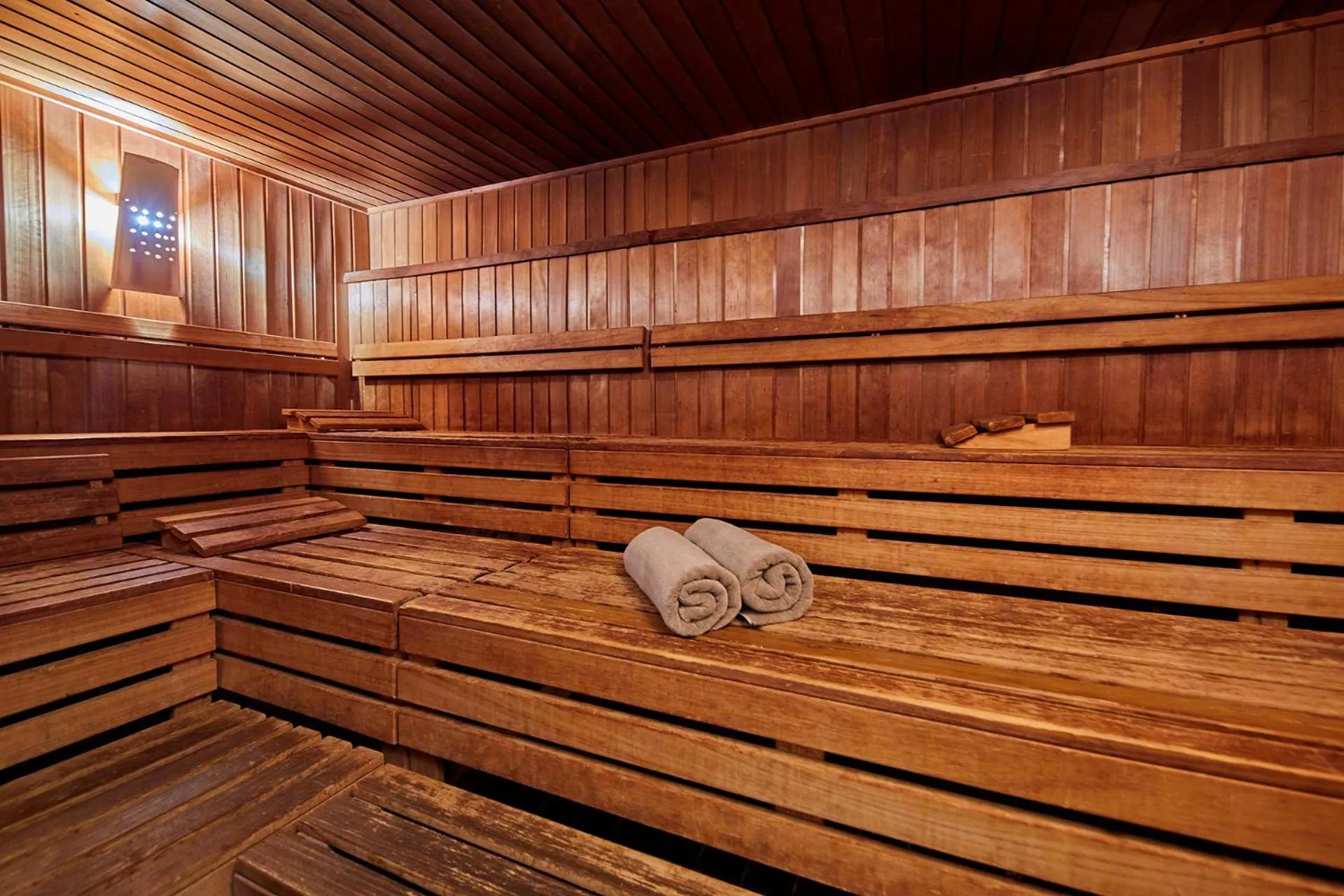 Sauna in Pula Suites Boutique Resort