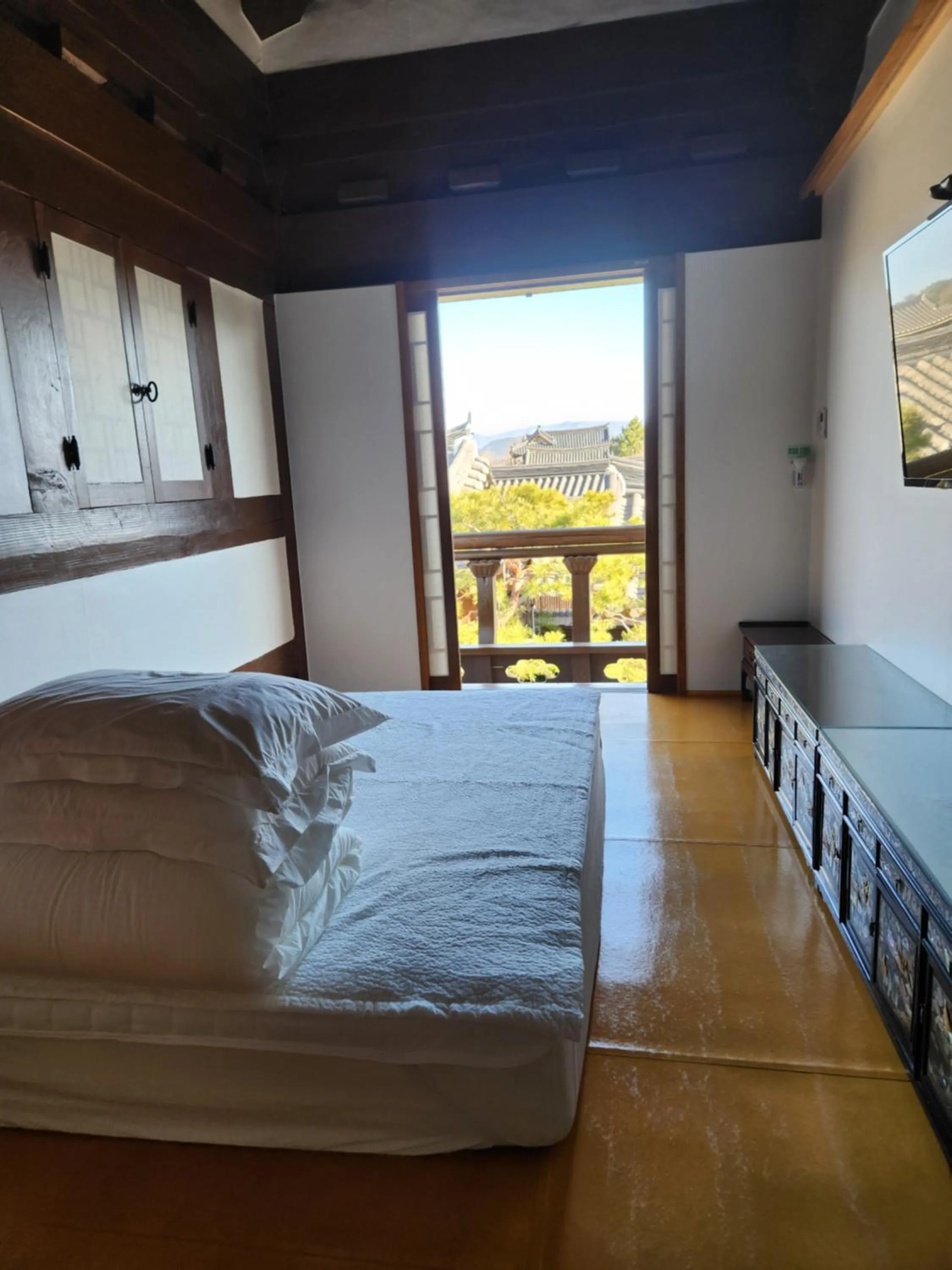 Bed in HanokInn