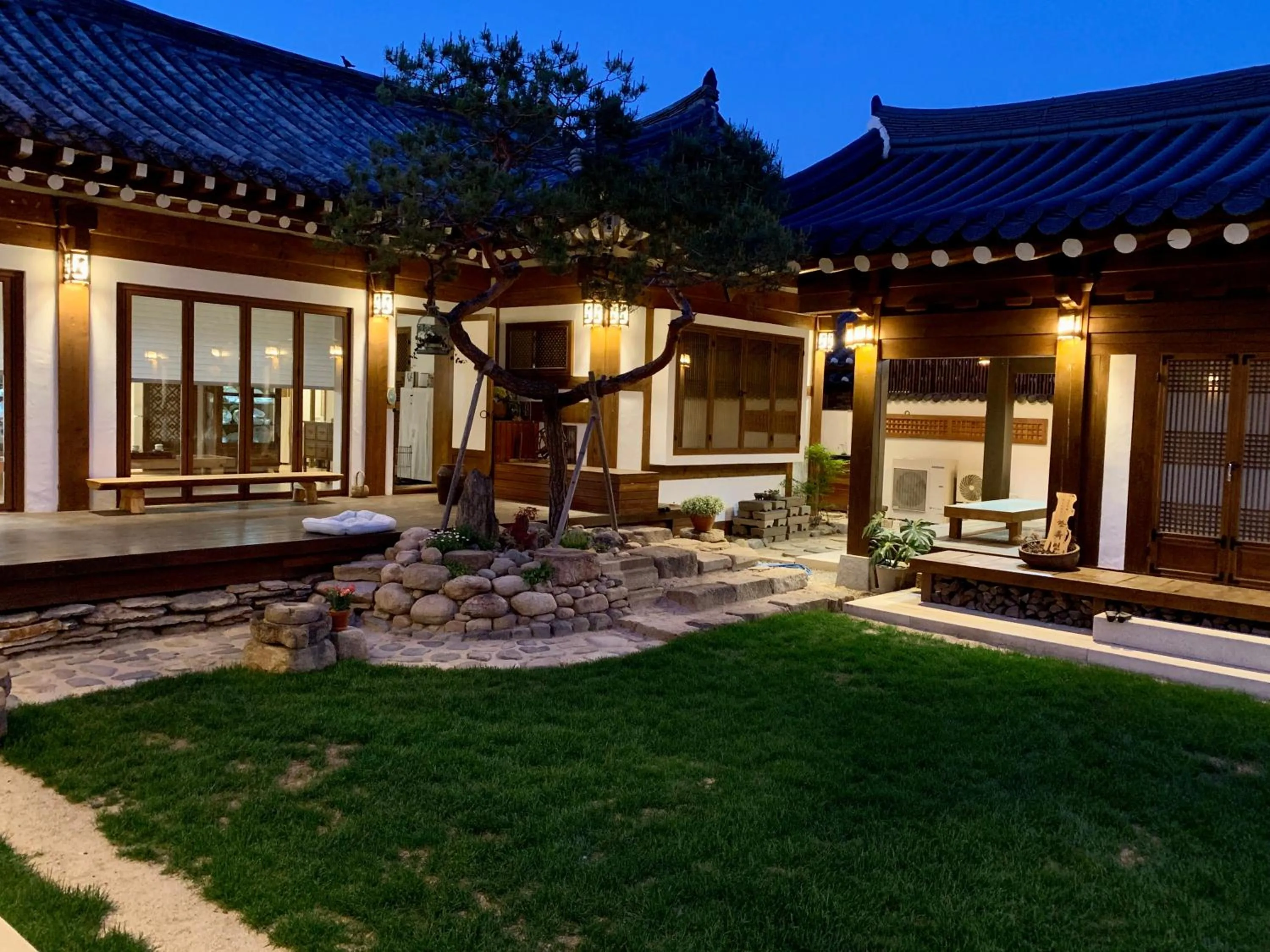 Garden view in HanokInn