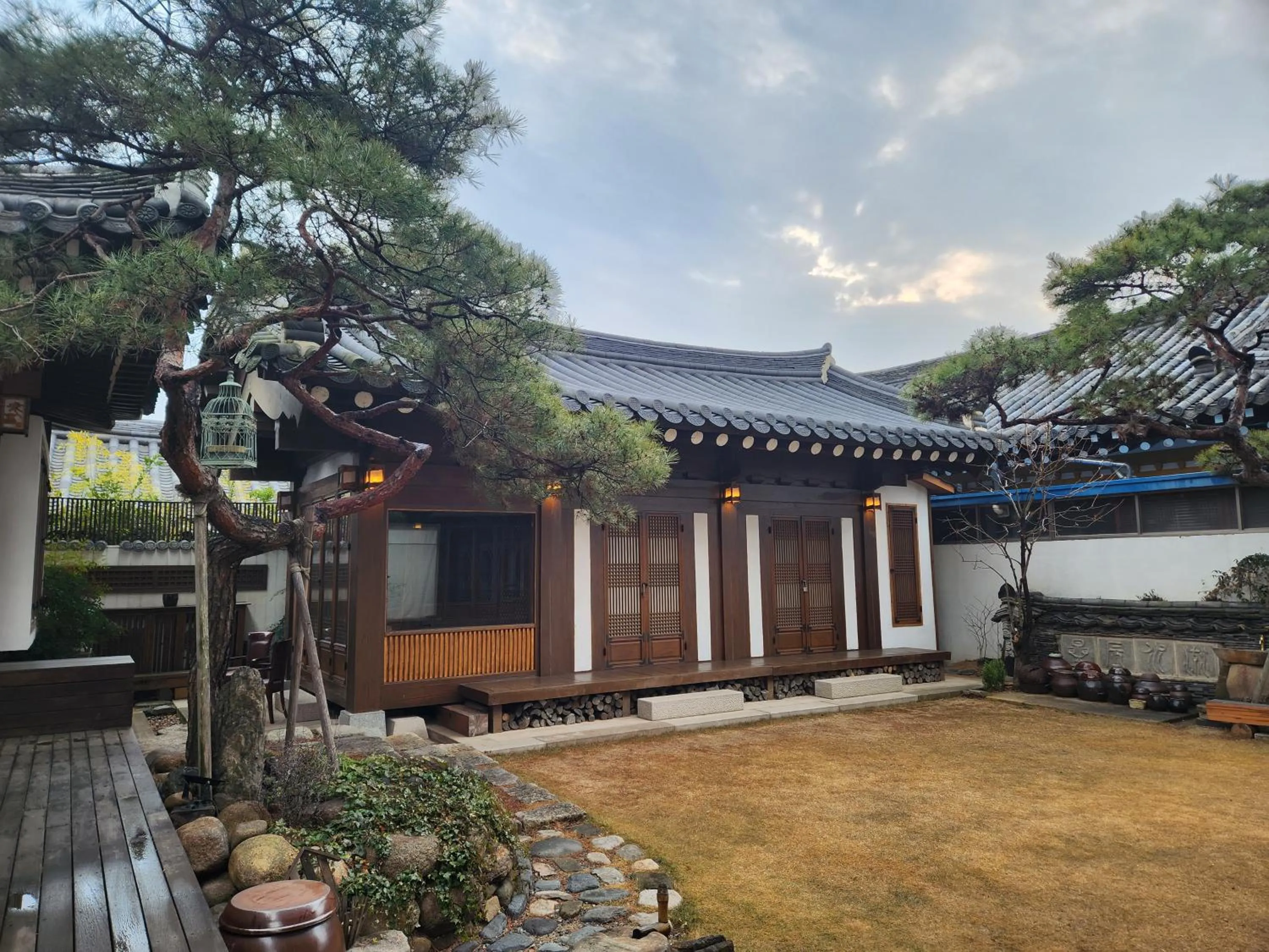 Garden view in HanokInn