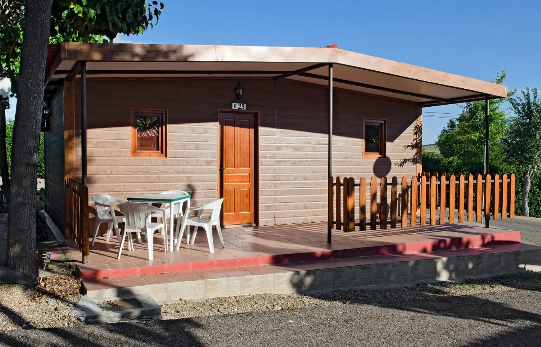 Balcony/Terrace in Camping Carlos III