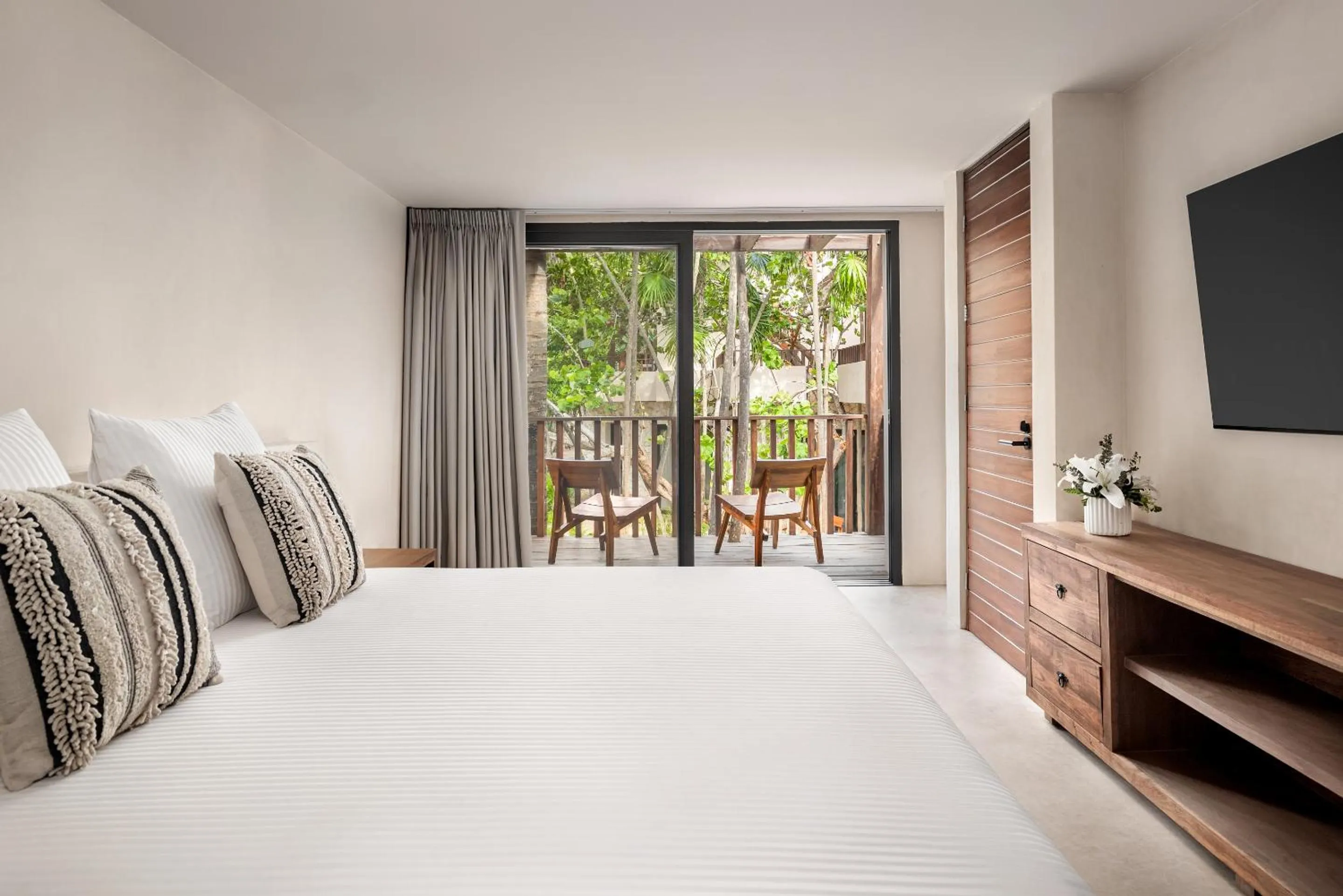 Bed in Secrets Tulum Resort & Beach Club - Adults Only - All Inclusive