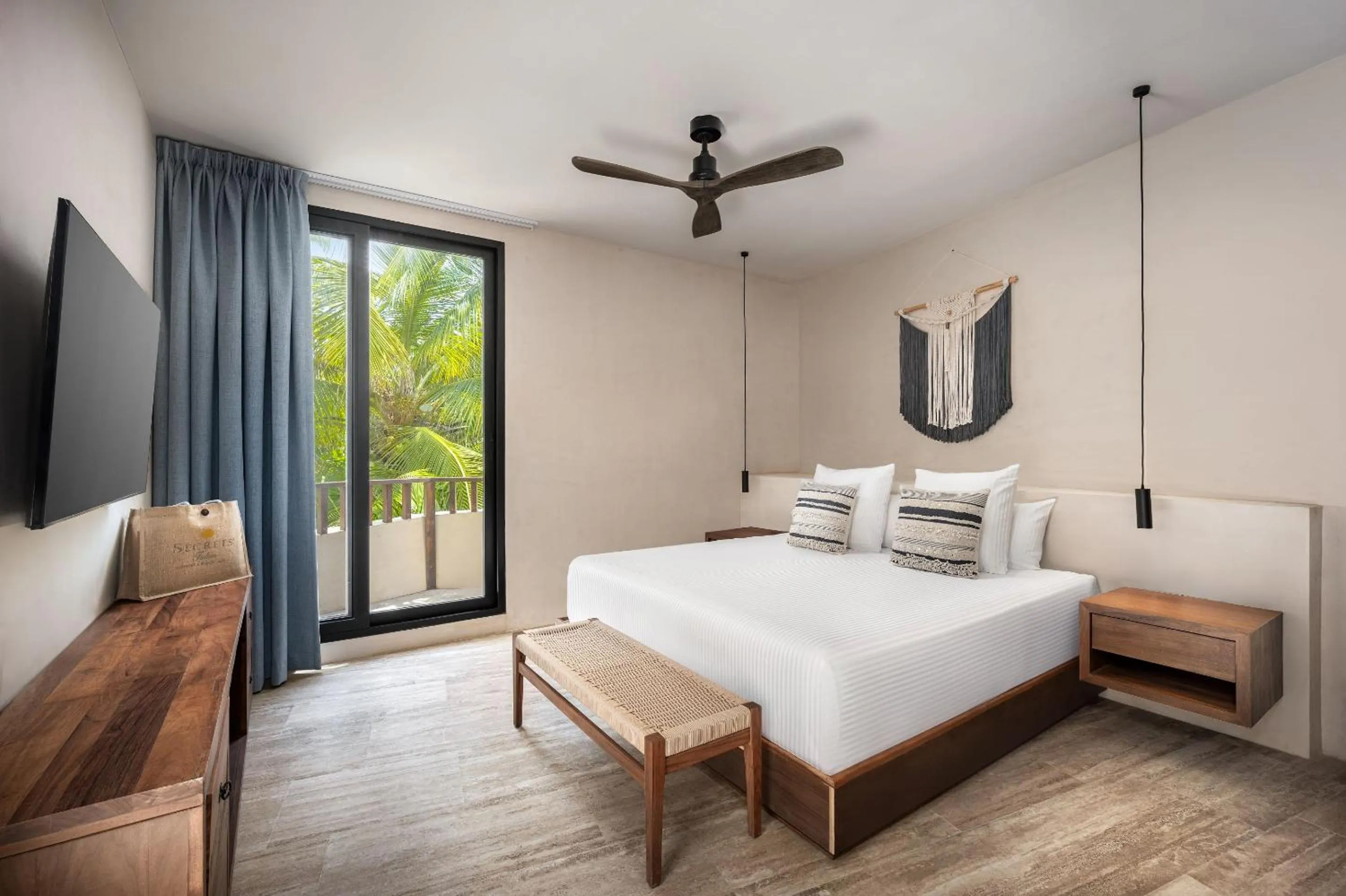 Bed in Secrets Tulum Resort & Beach Club - Adults Only - All Inclusive