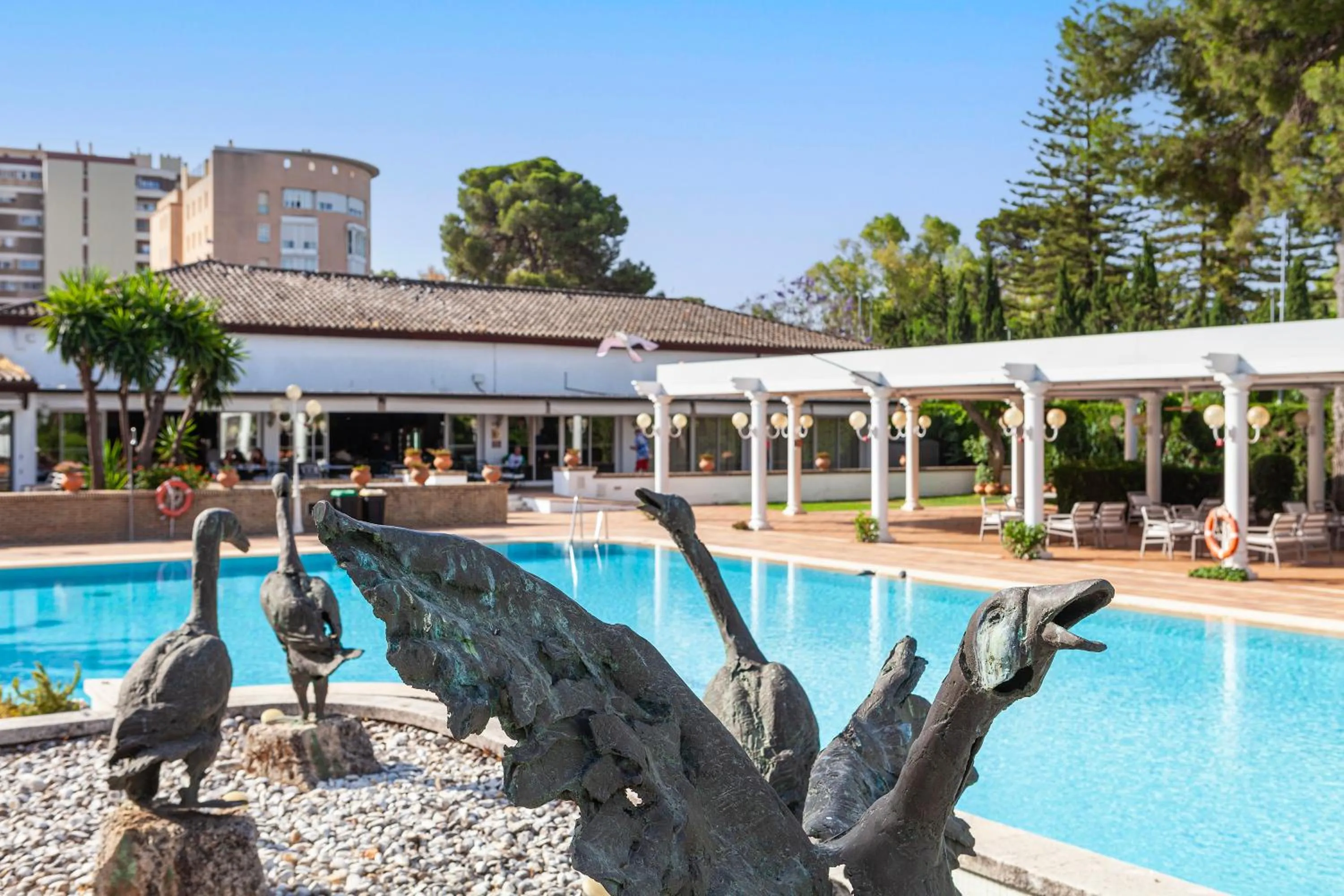 Swimming pool in Hotel Jerez & Spa