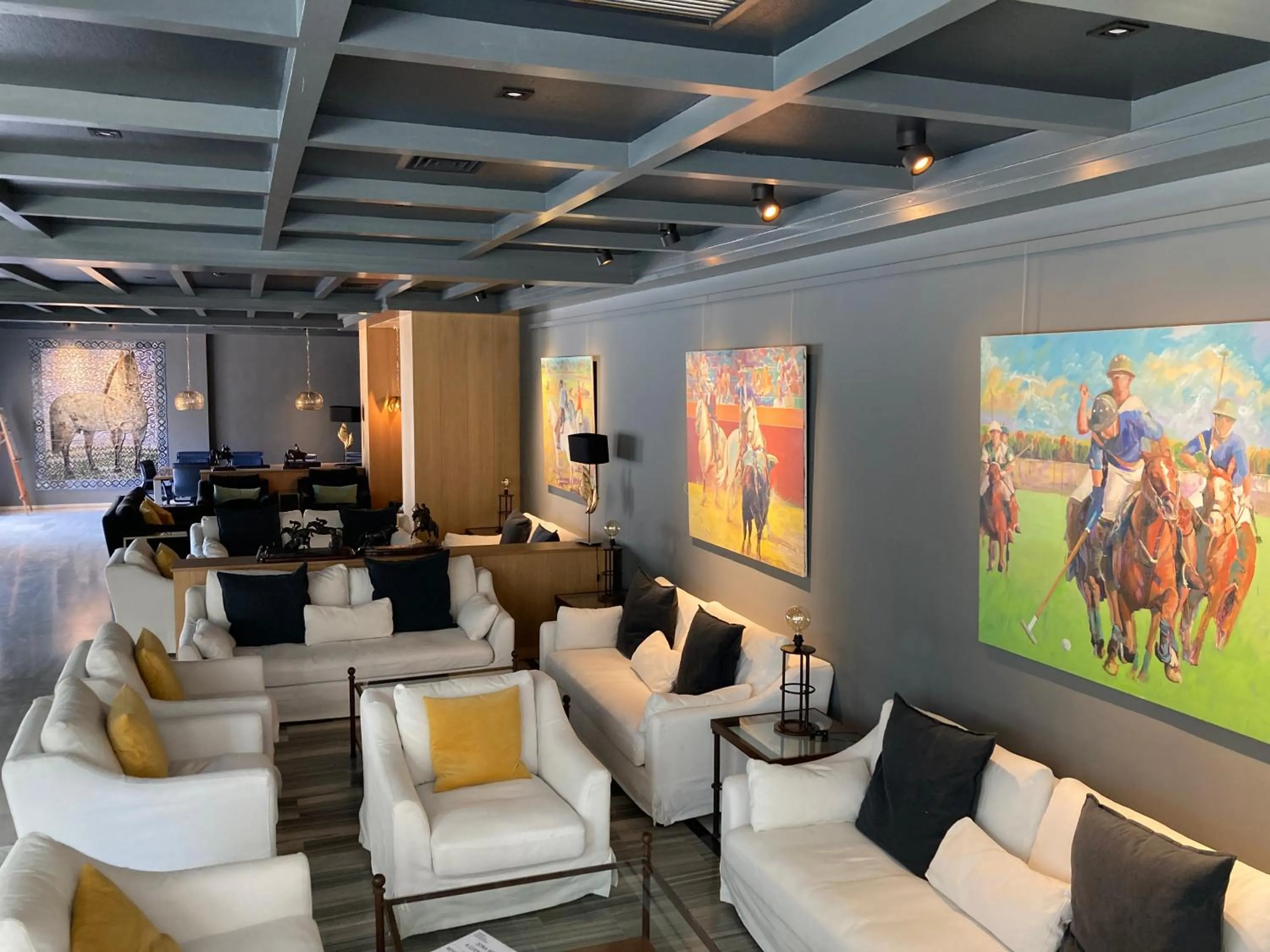 Communal lounge/ TV room in Hotel Jerez & Spa