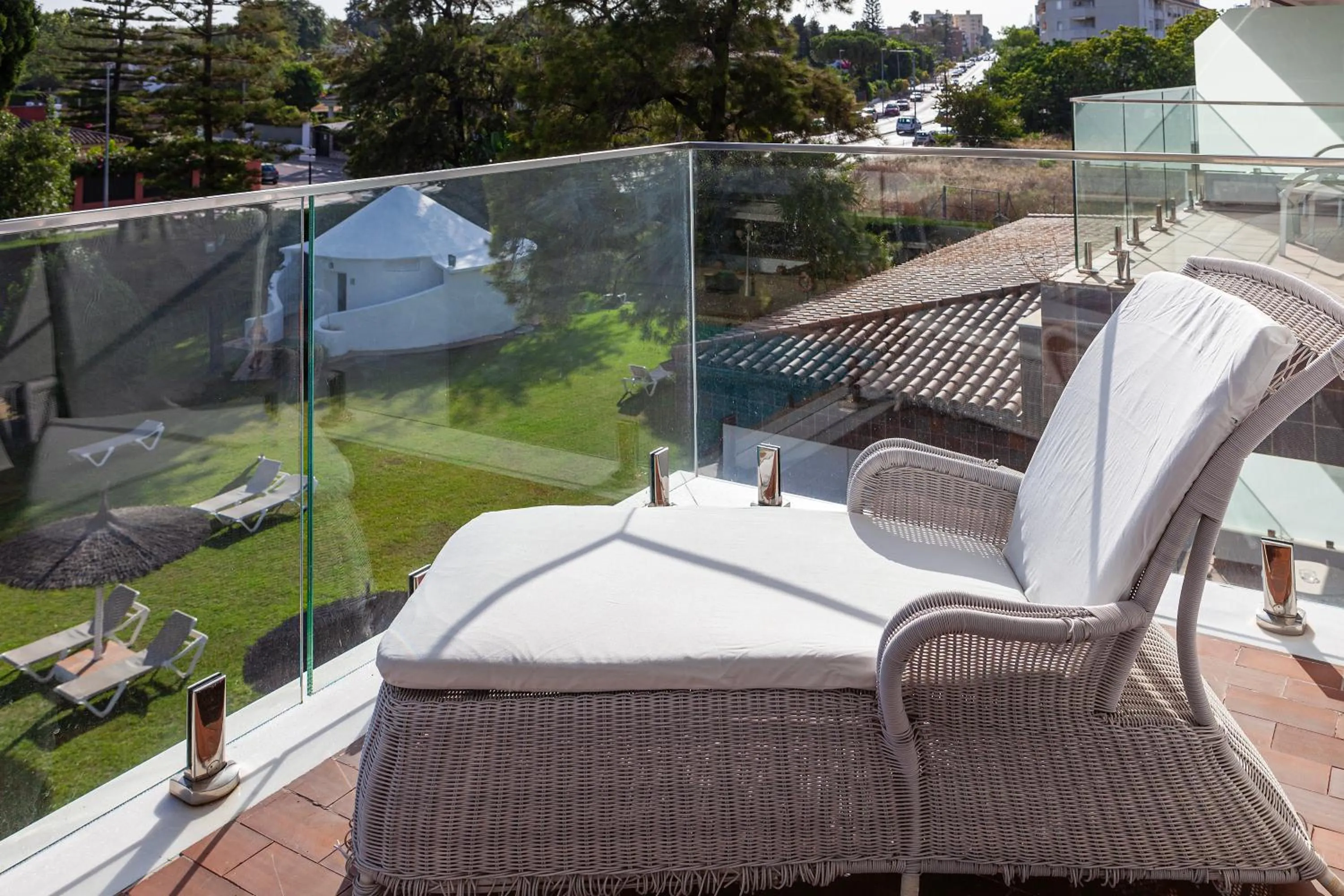 Balcony/Terrace in Hotel Jerez & Spa