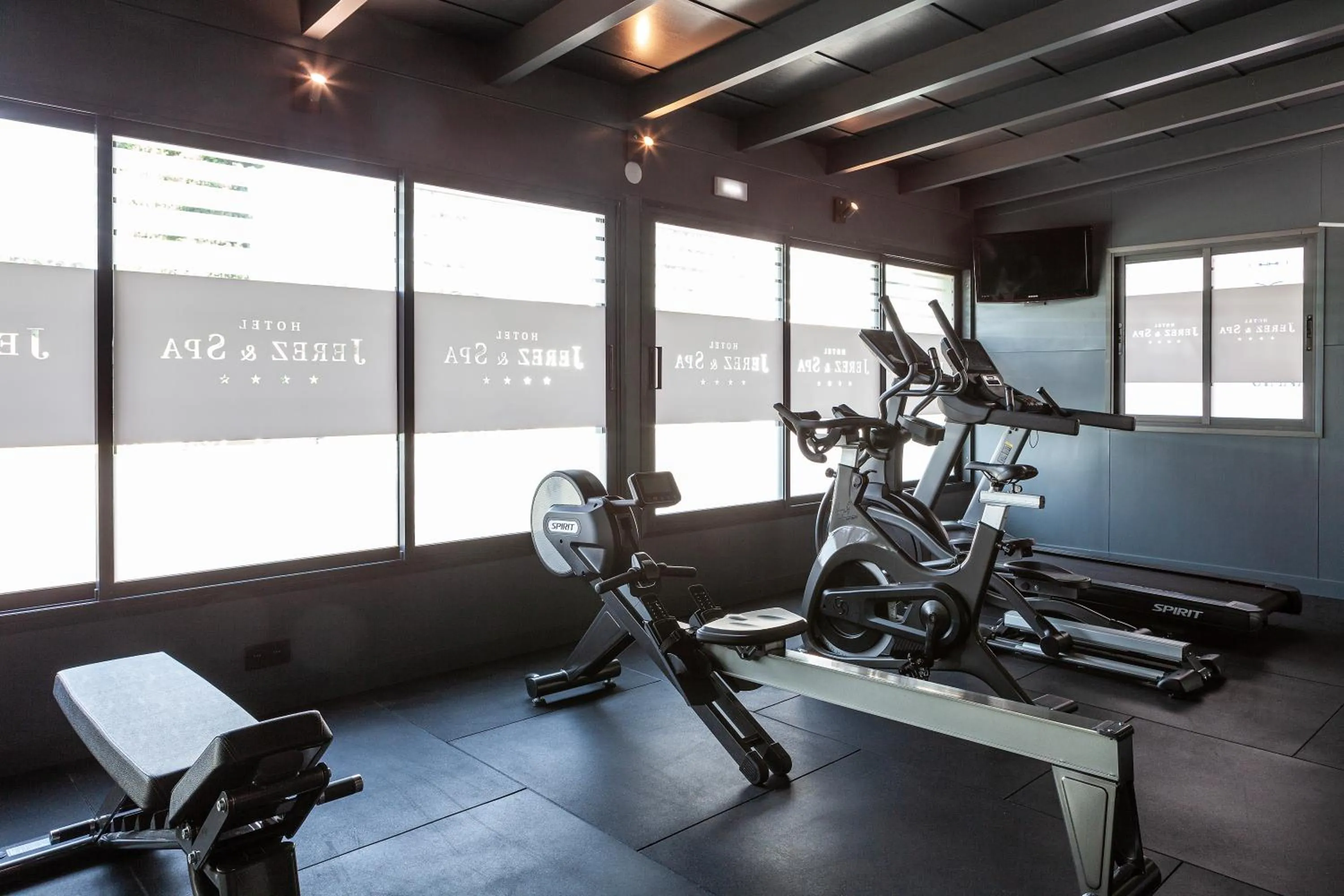 Fitness centre/facilities in Hotel Jerez & Spa