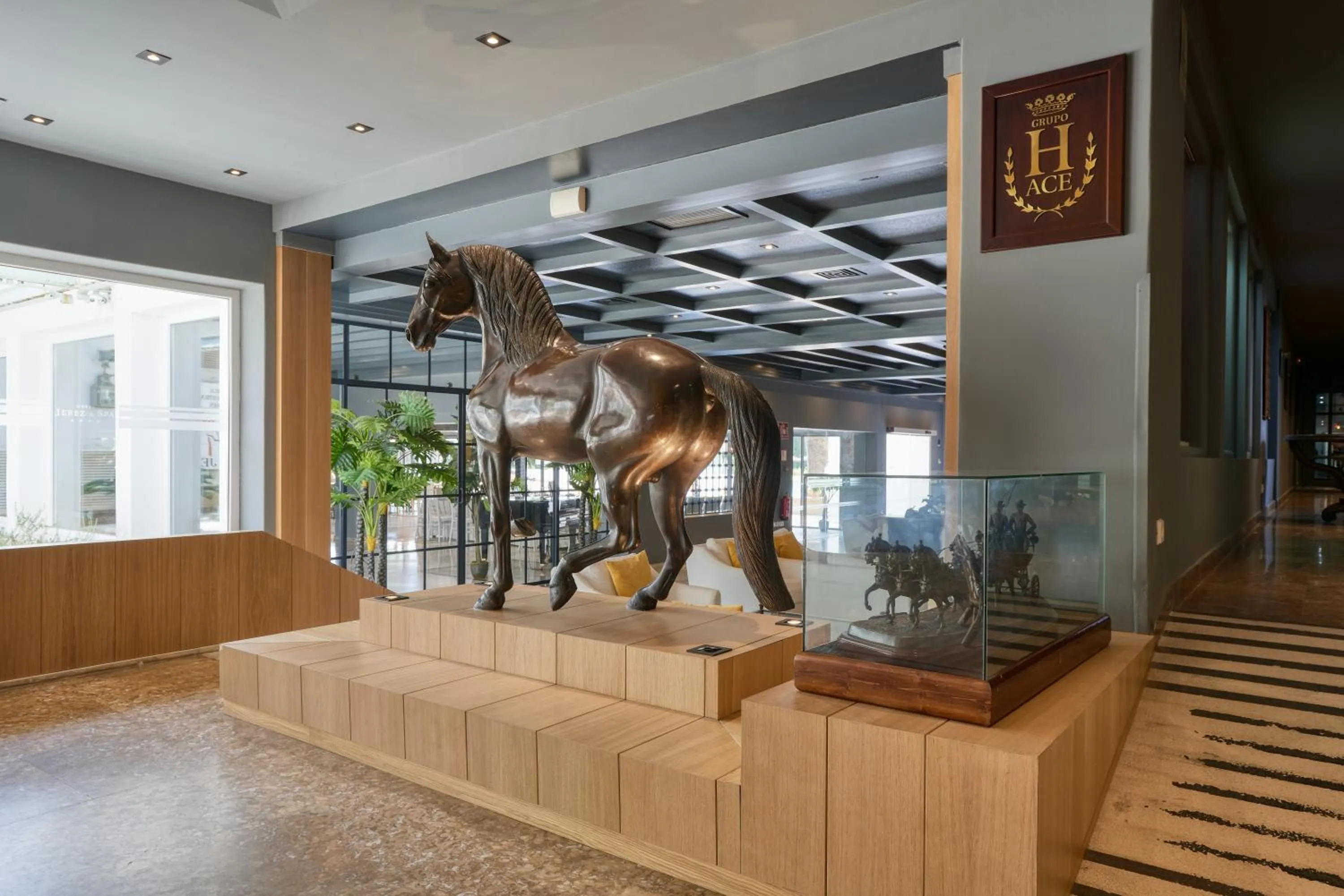 Lobby or reception in Hotel Jerez & Spa