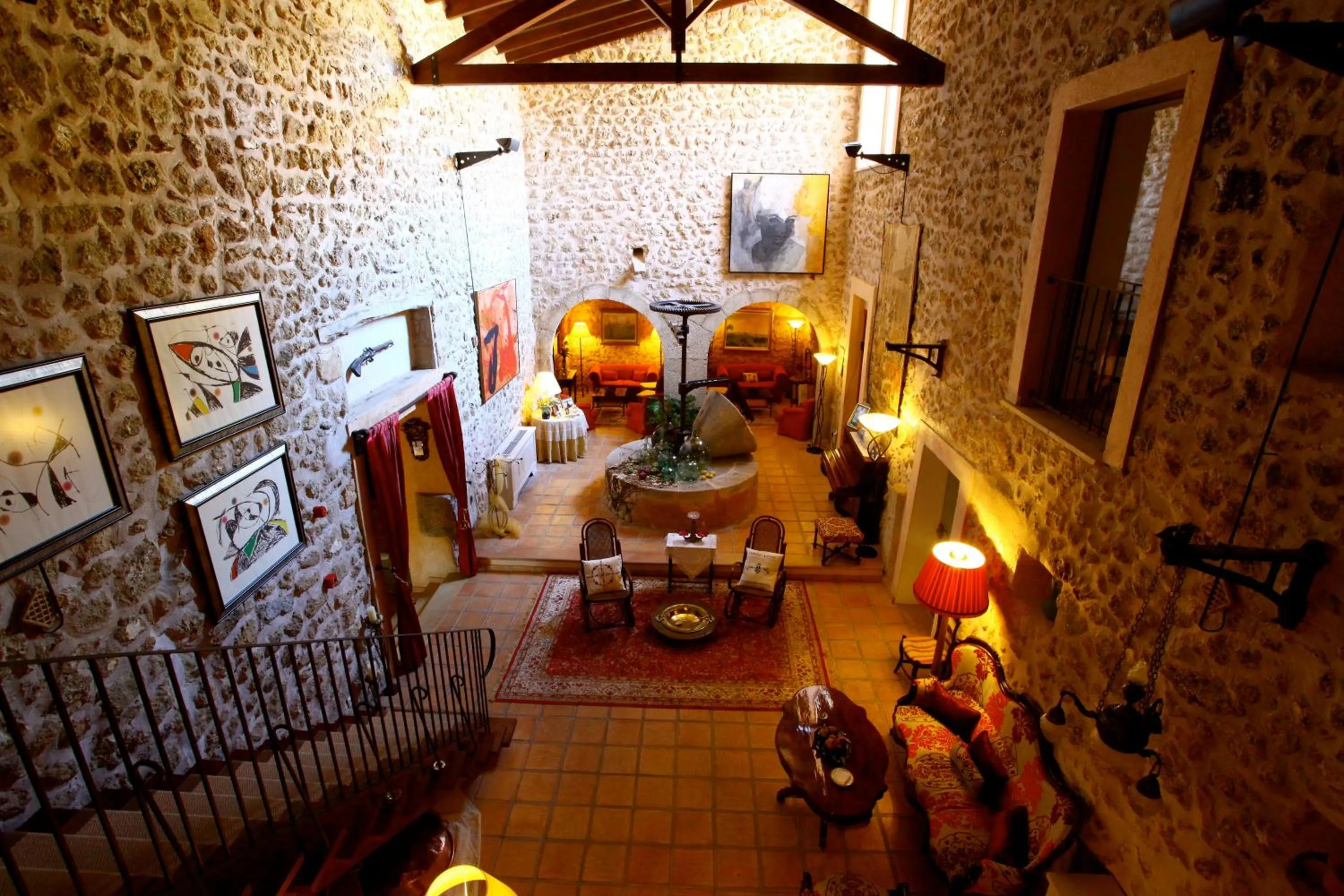 Lobby or reception in Hotel Rural S'Olivaret & Spa