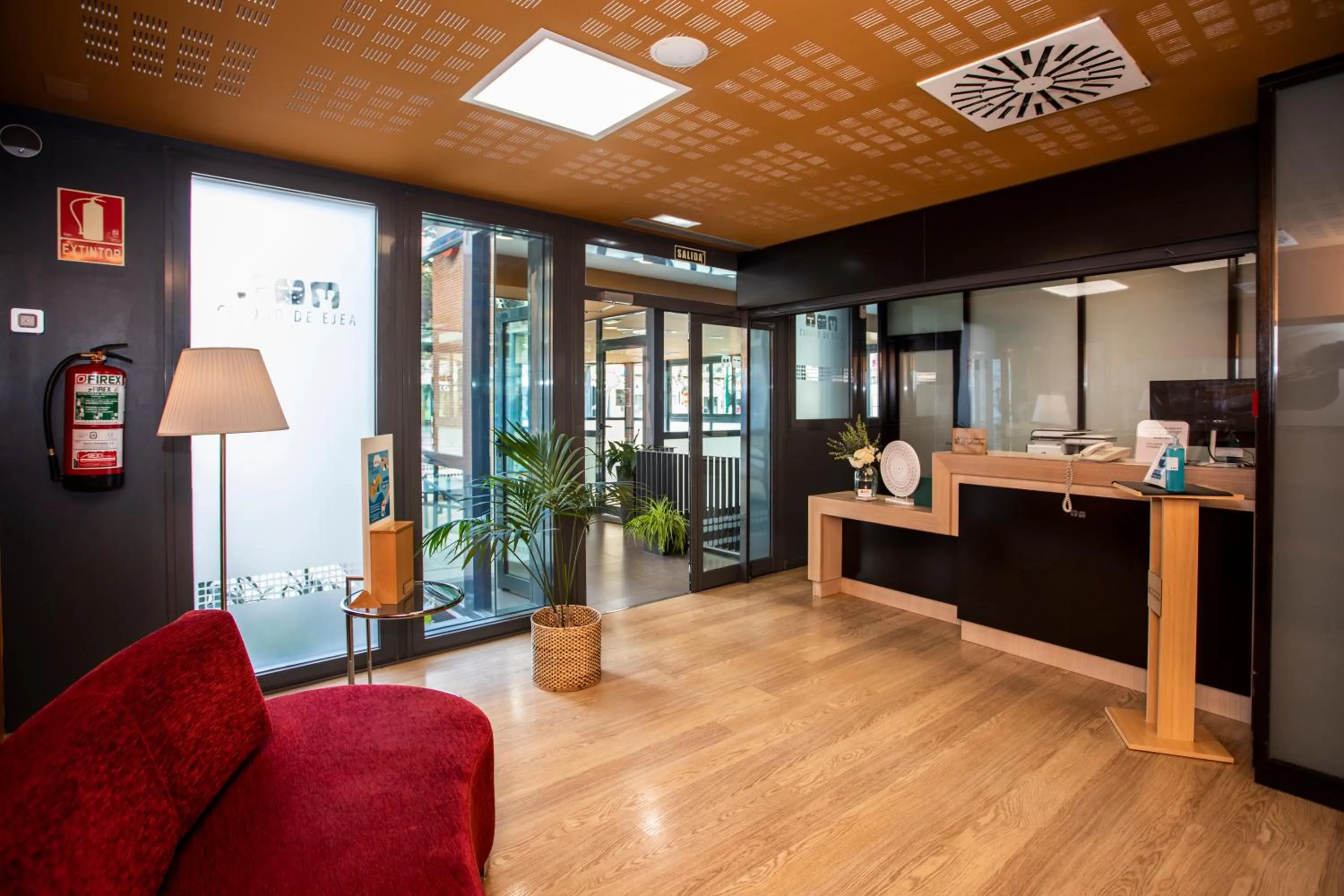 Lobby or reception in Hotel Ciudad De Ejea