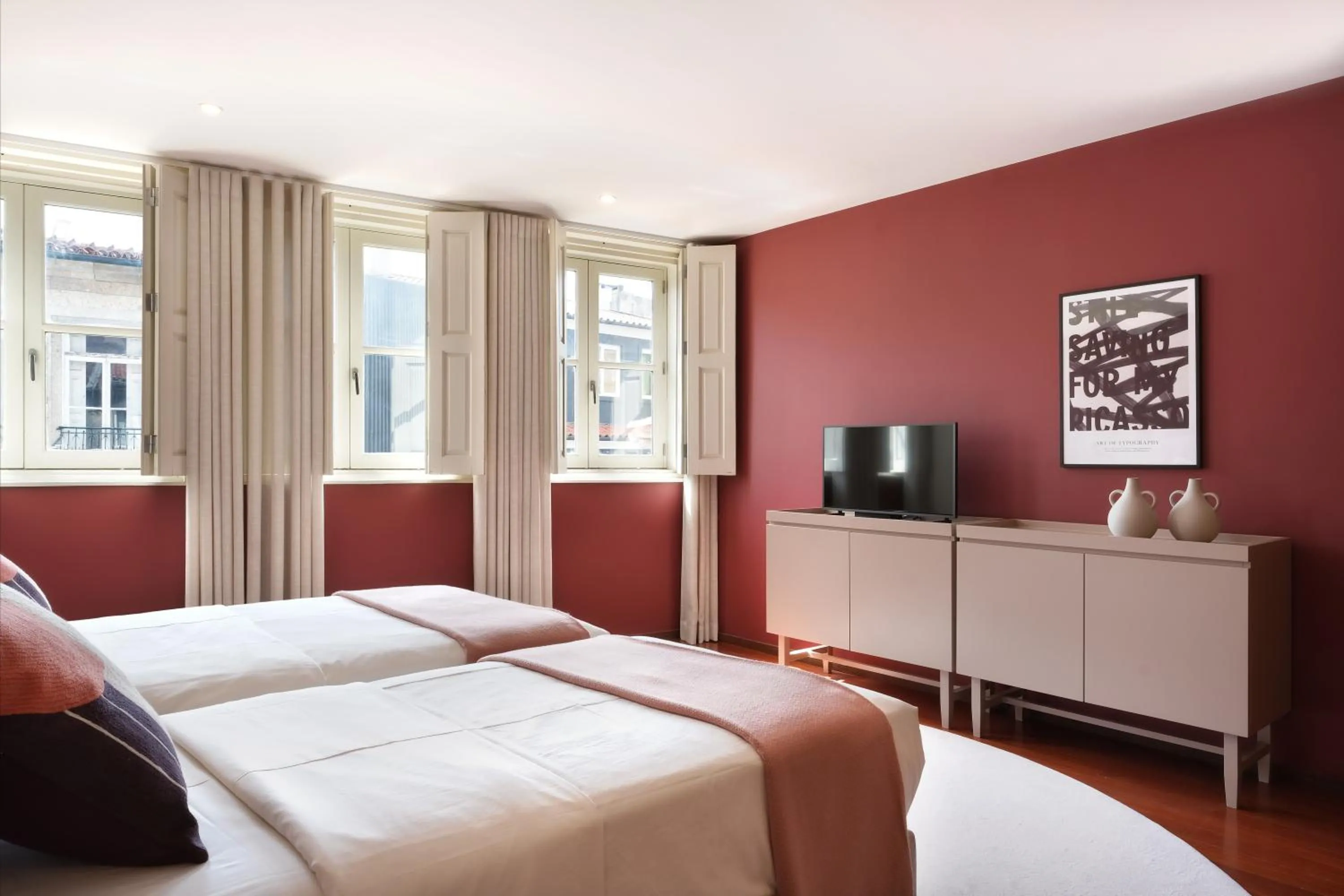 Bed in Nº150 Apartment Triplex with Suites and Terrace