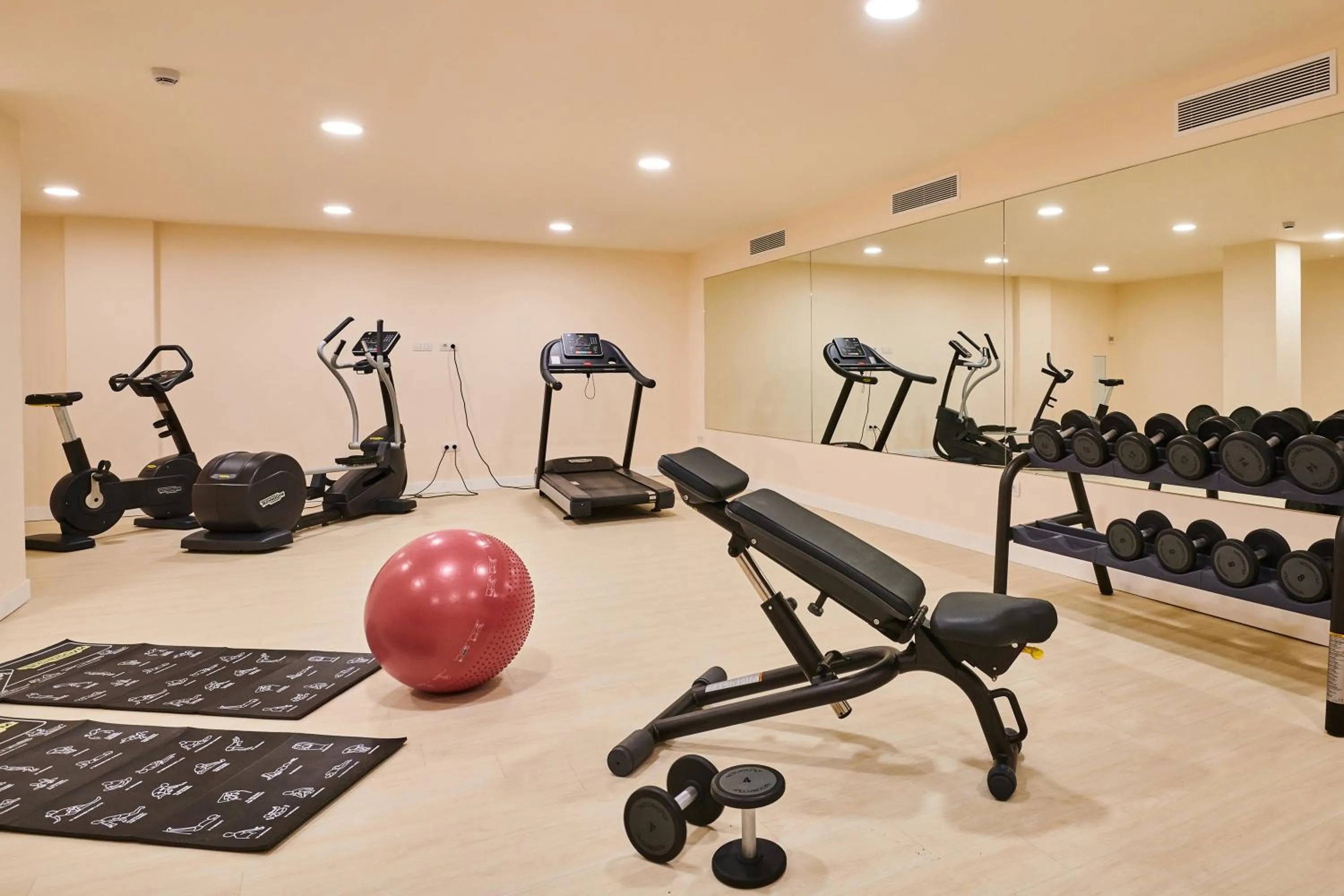 Fitness centre/facilities in Hotel Sabina Playa
