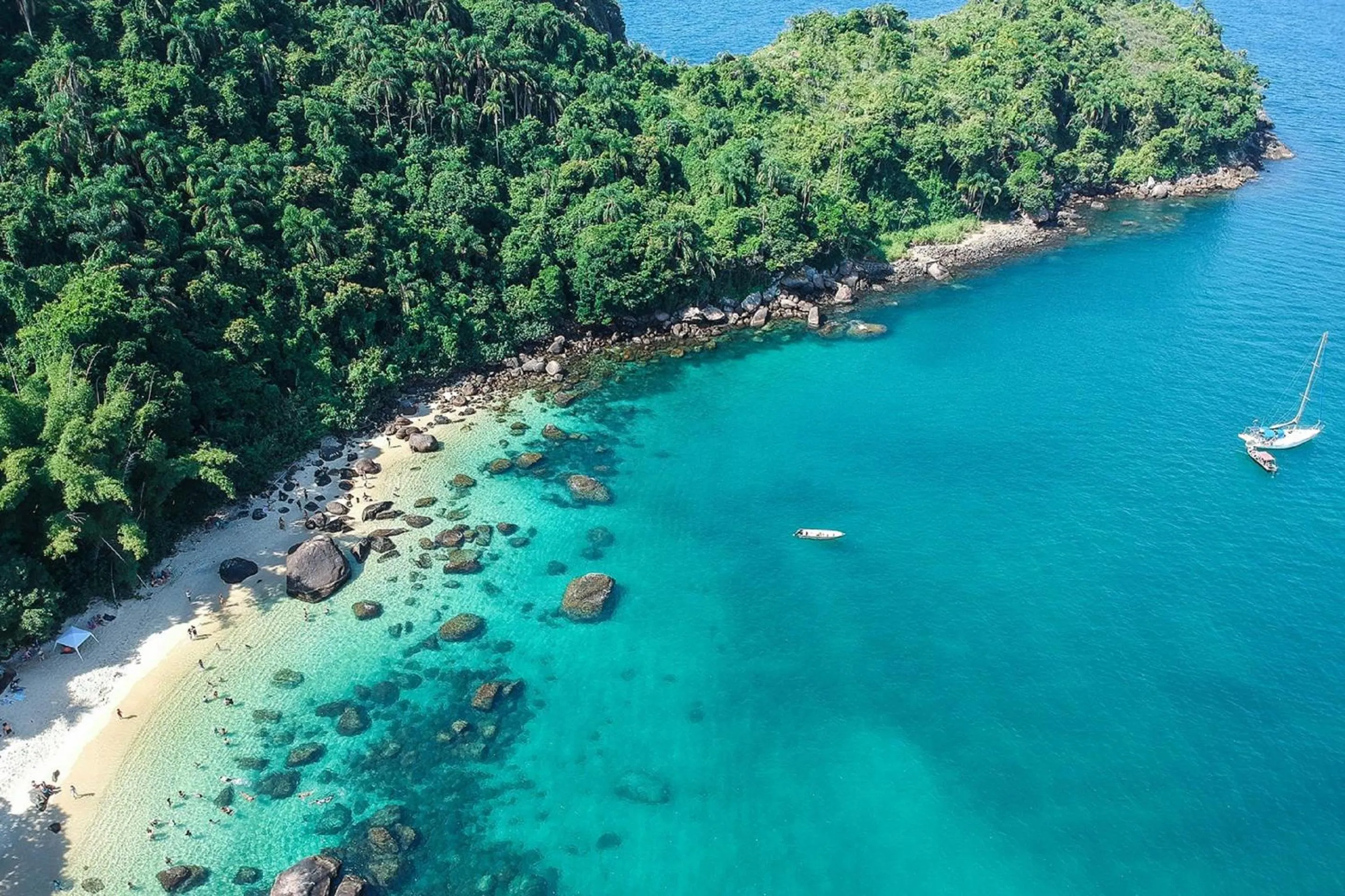 Beach in Pousada Ubatuba