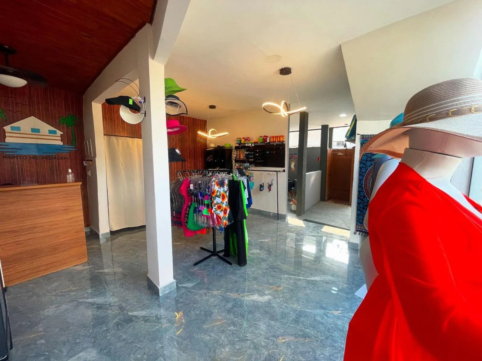 Lobby or reception in Pousada Ubatuba