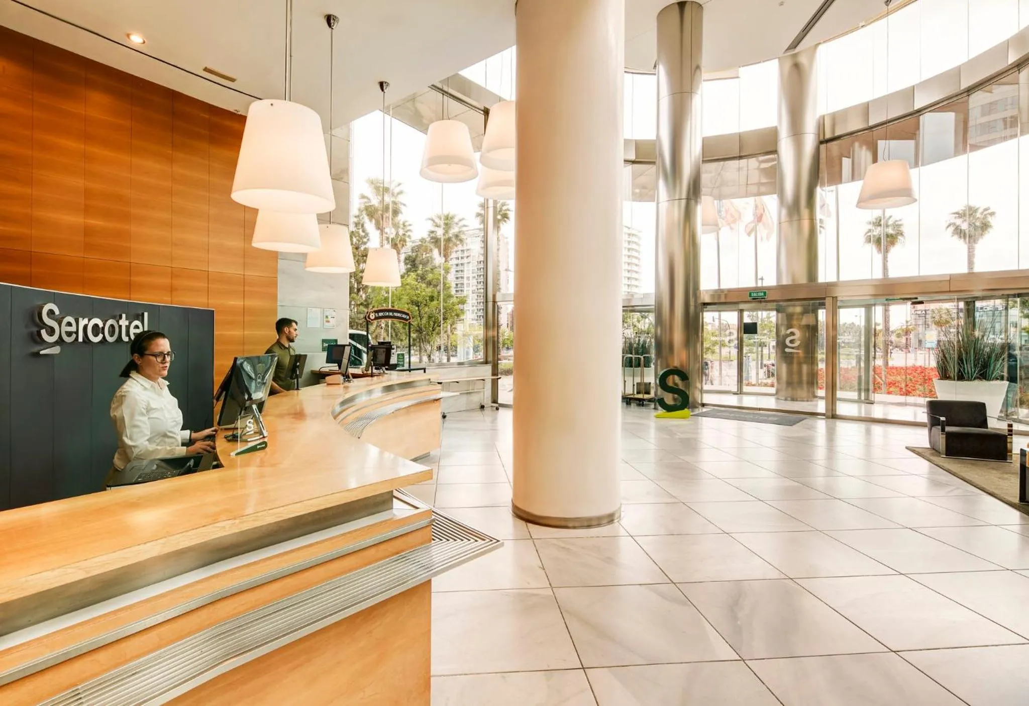 Lobby or reception in Sercotel Sorolla Palace