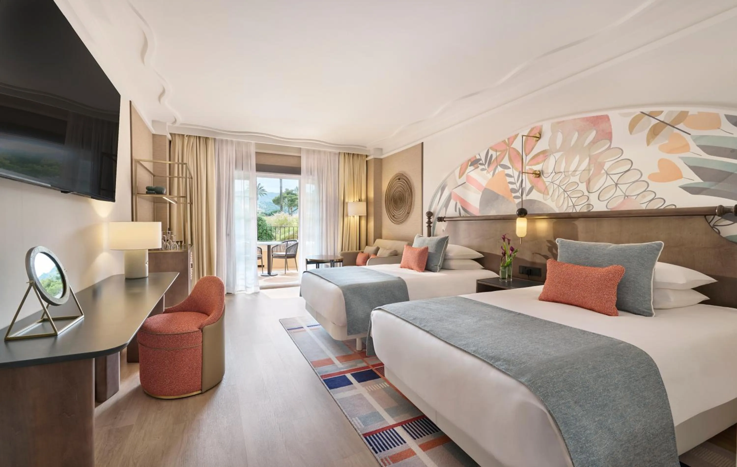 Balcony/Terrace, Bed in Grand Hyatt La Manga Club Golf & Spa