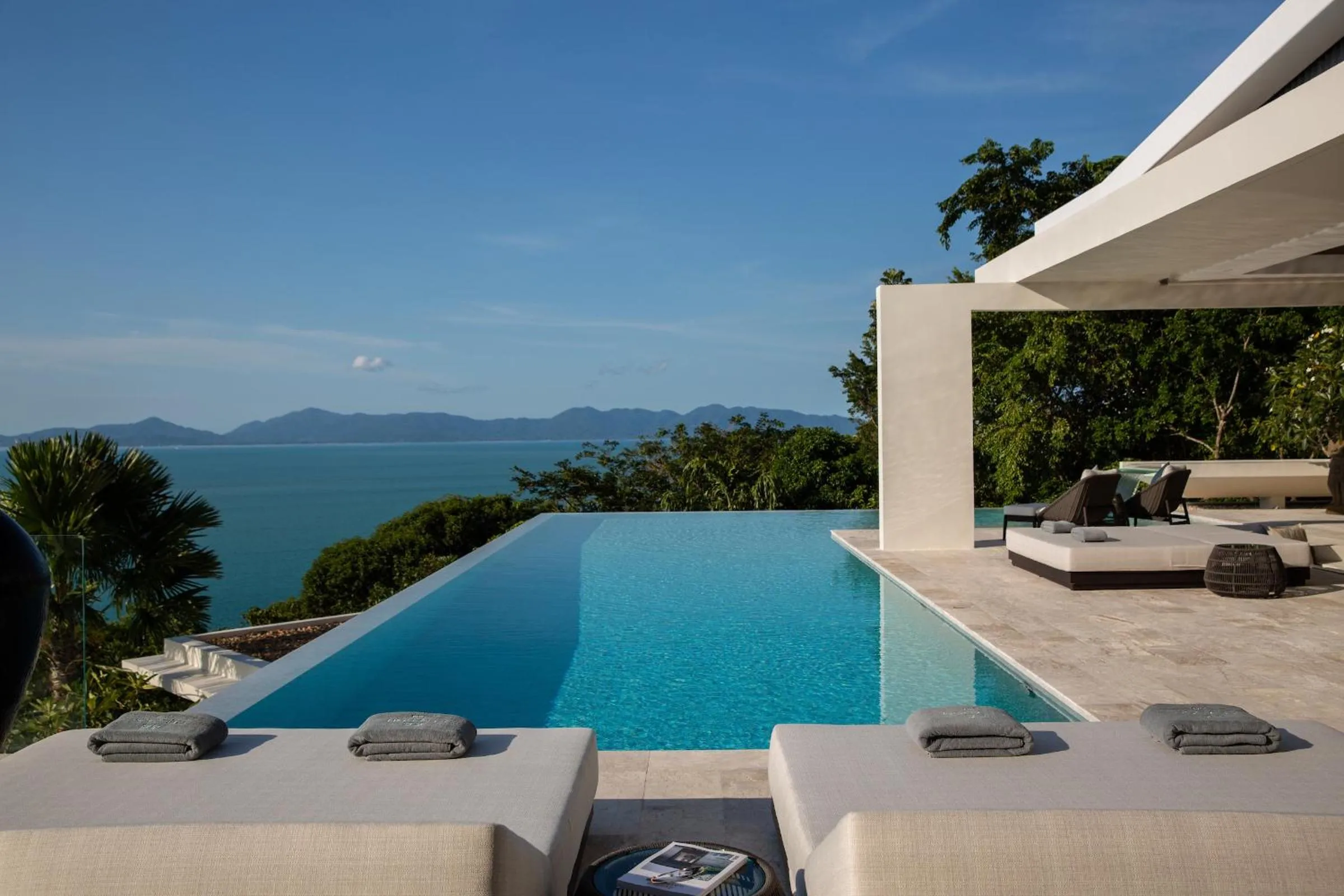 Pool view in Villa Celadon