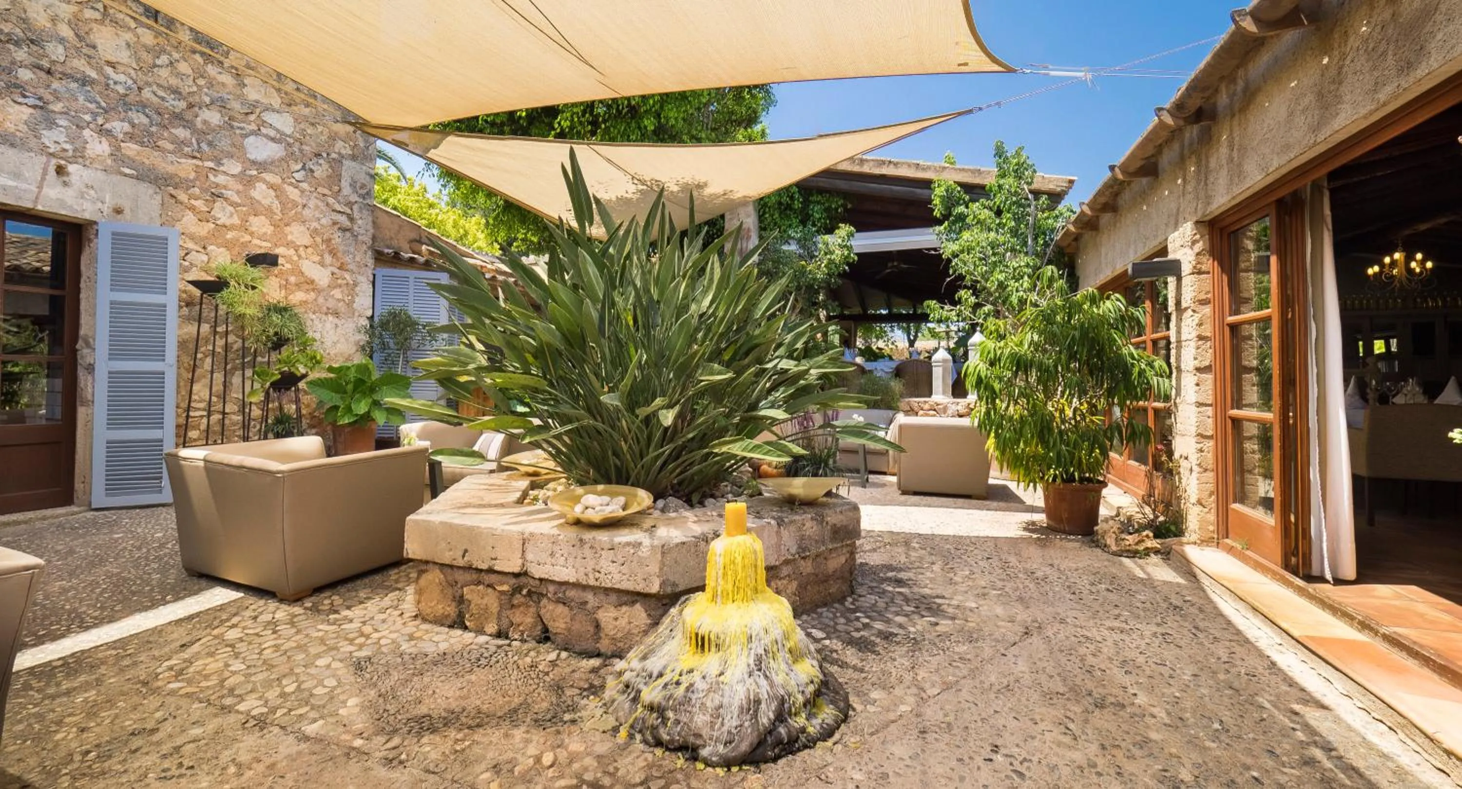 Patio in Protur Residencia Son Floriana