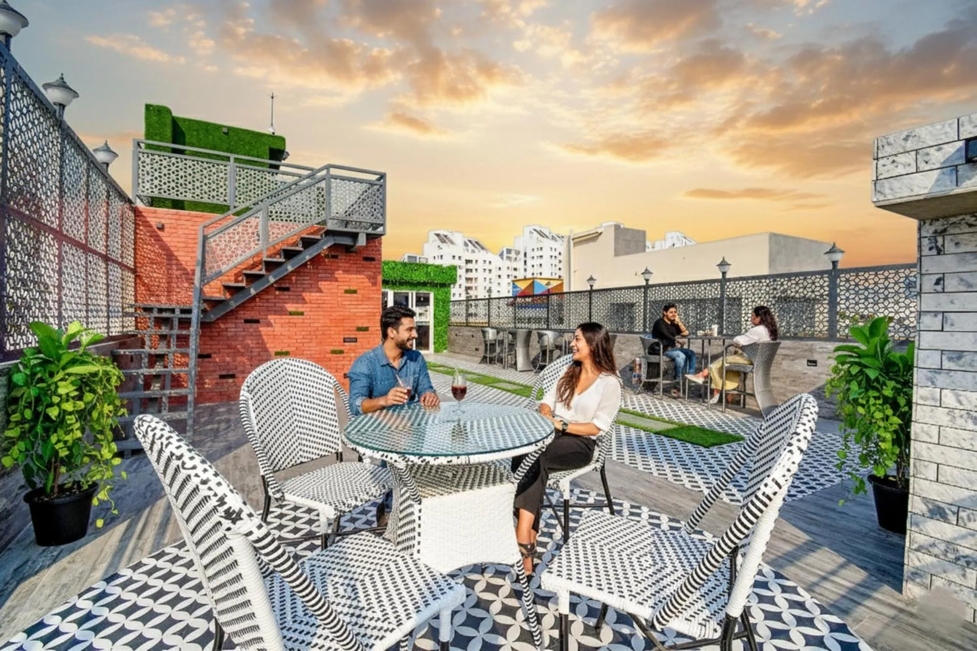 Restaurant/places to eat in FabHotel Prime Jalsa - Nr Axis Mall