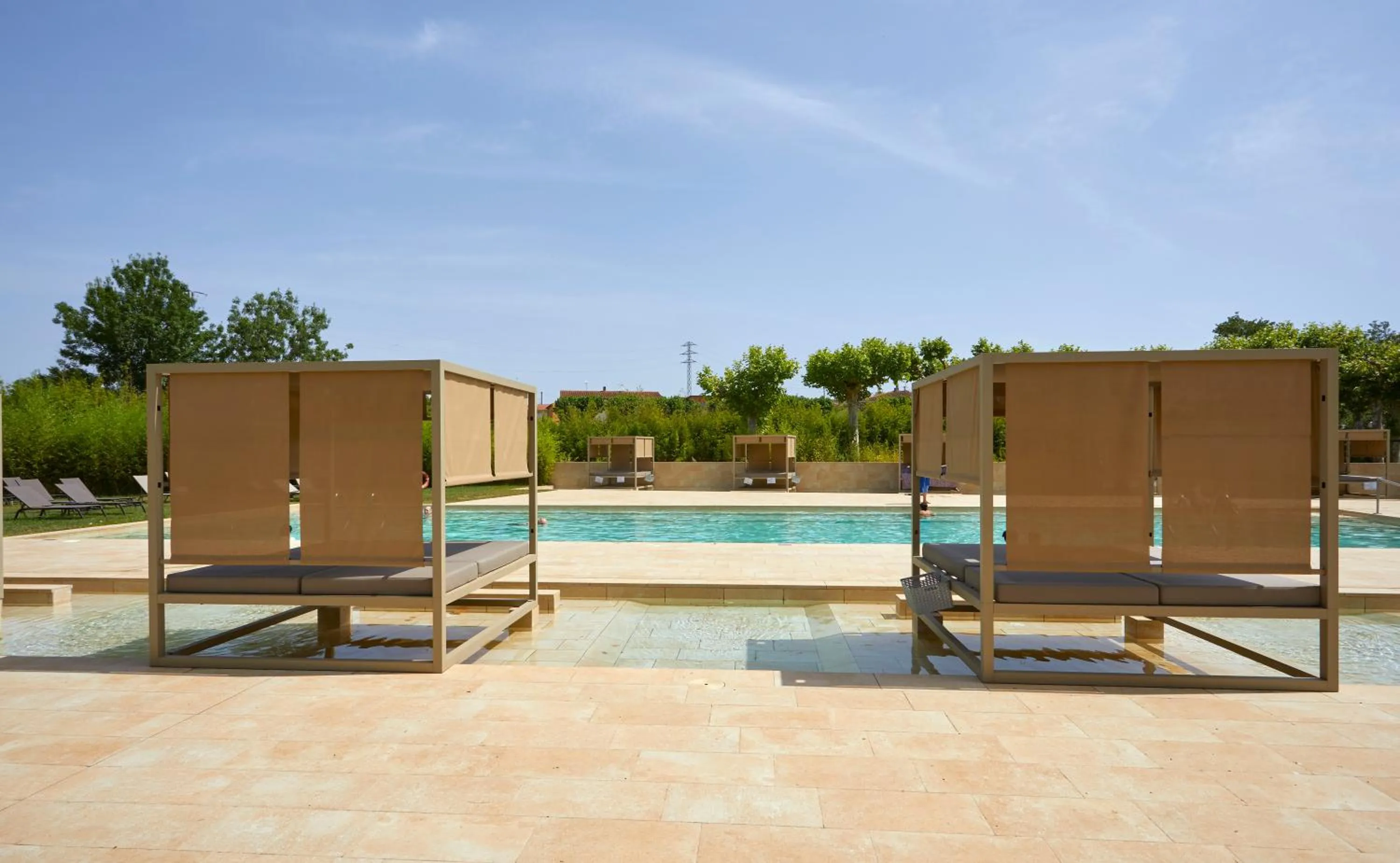 Pool view in 1881 Hotel Balneario Vichy Catalan